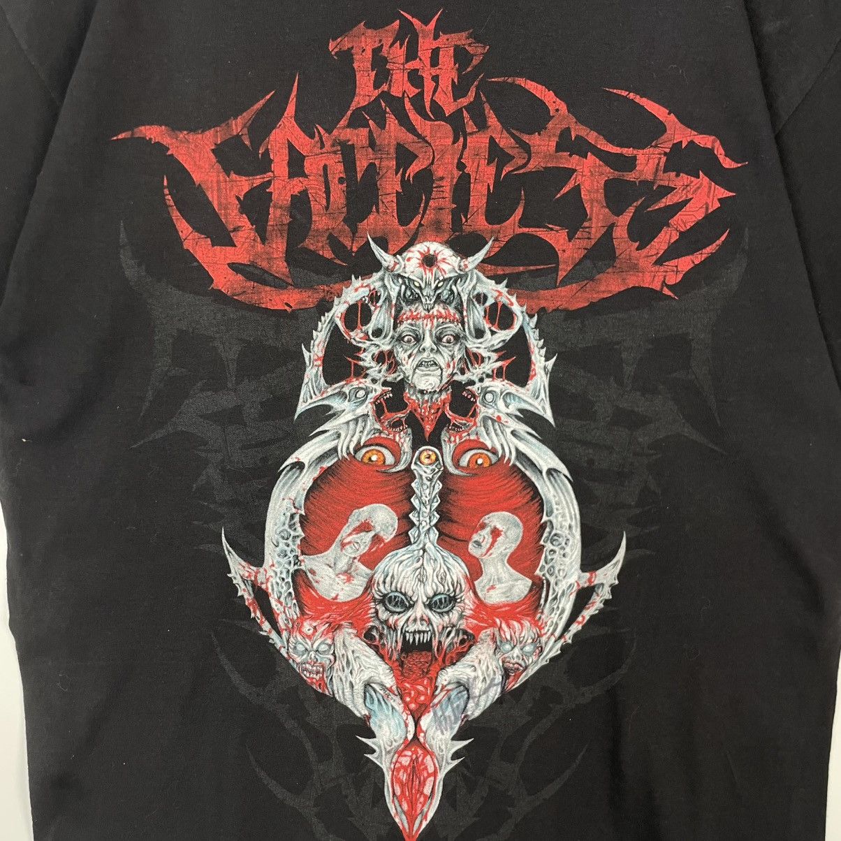 Designer × Vintage vintage T-shirt death metal rock distressed tour tee black Size US M / EU 48-50 / 2 - 7 Thumbnail