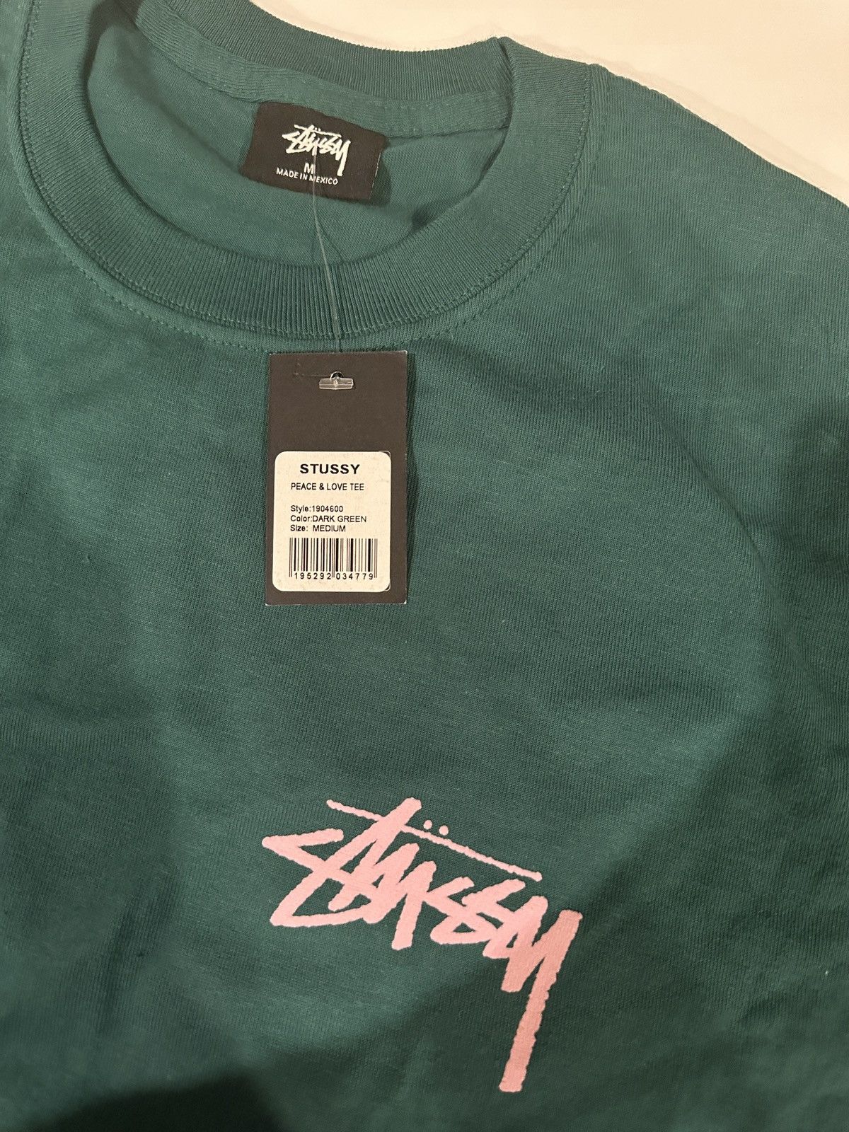 Stussy Stussy Peace and Love (M) Size US M / EU 48-50 / 2 - 3 Thumbnail