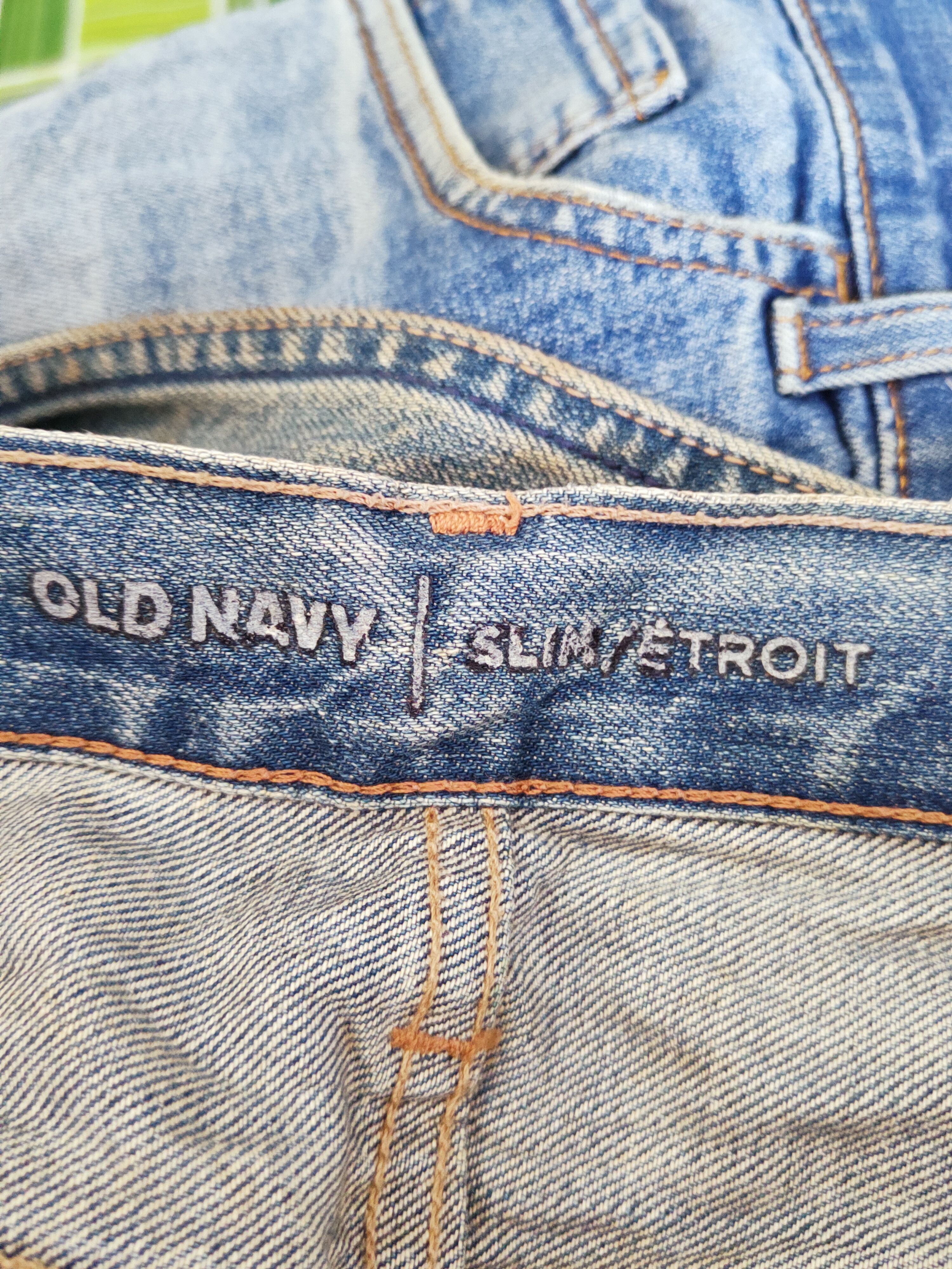 Japanese Brand Old Navy Blue Faded Distressed Ripped Jeans #W614 Size US 29 - 16 Thumbnail