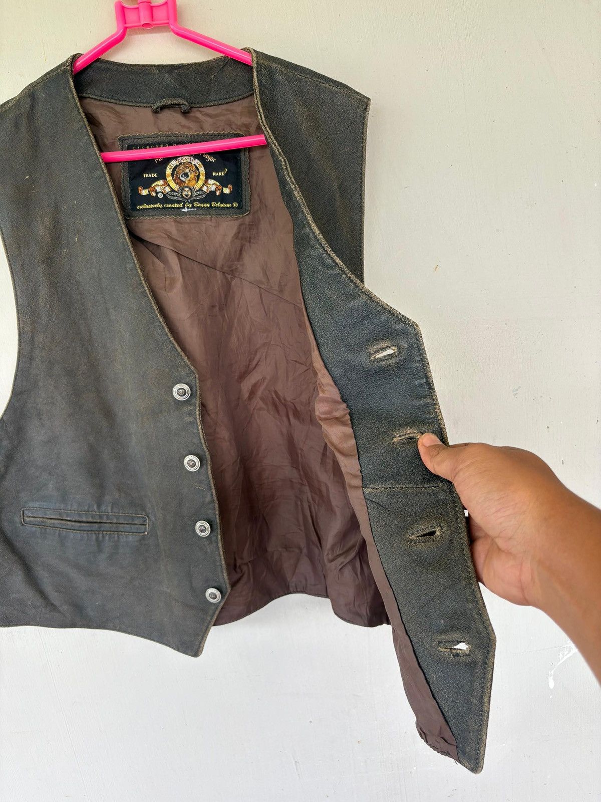 Other Vintage MGM Metro Goldwyn Mayer leather Vest Design Size US M / EU 48-50 / 2 - 3 Thumbnail