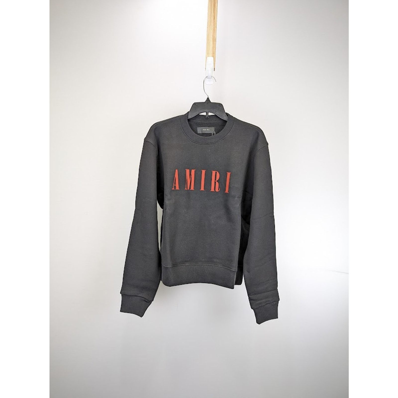 Amiri o1rshd1 Core Logo Crewneck Sweatshirt in Black/Red Size US XL / EU 56 / 4 - 1 Thumbnail