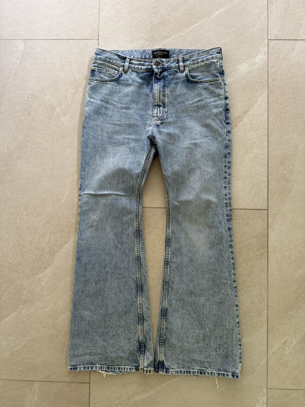 Balenciaga Balenciaga Flared Jeans Size M as new stunnig look Size US 31 - 1 Thumbnail