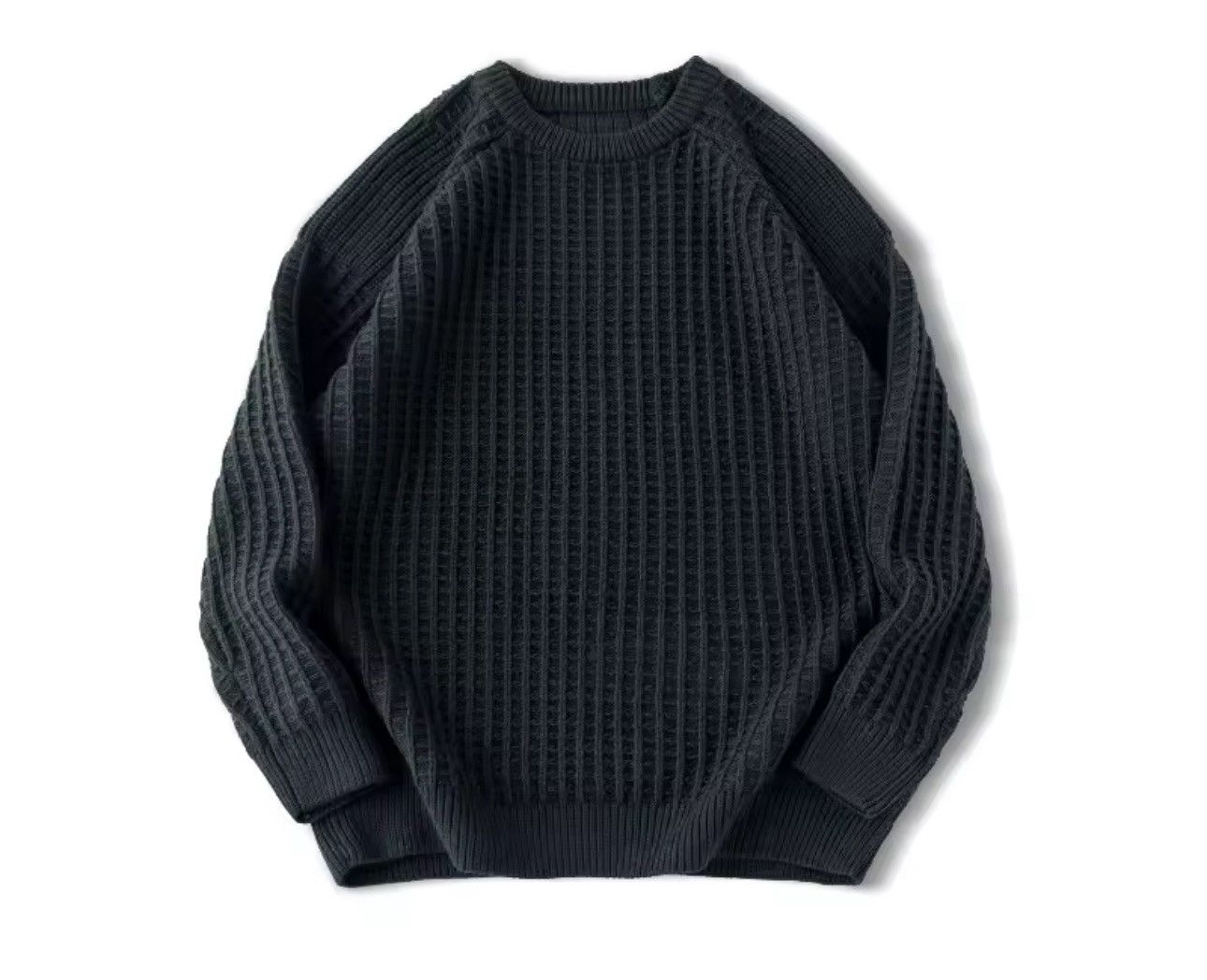 Other Knitted Casual Basic O-Neck Retro Sweater Pullover Size US XXL / EU 58 / 5 - 3 Thumbnail