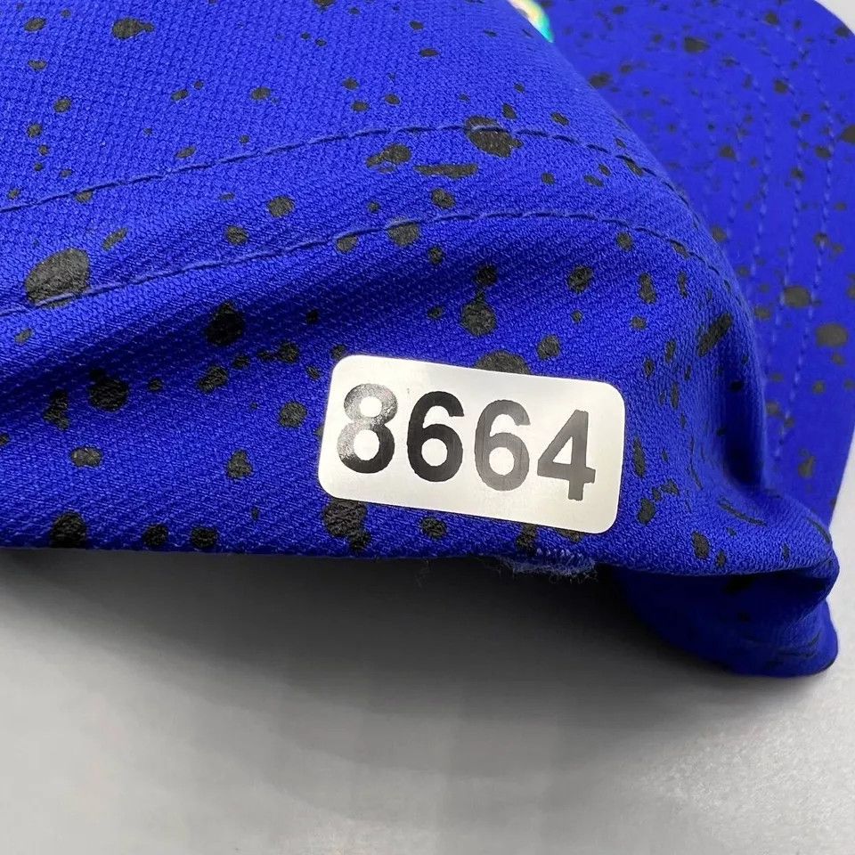 Jordan Brand Air Jordan Hat Men Blue Speckled Print Jumpman Snap Back Cap Size ONE SIZE - 8 Thumbnail