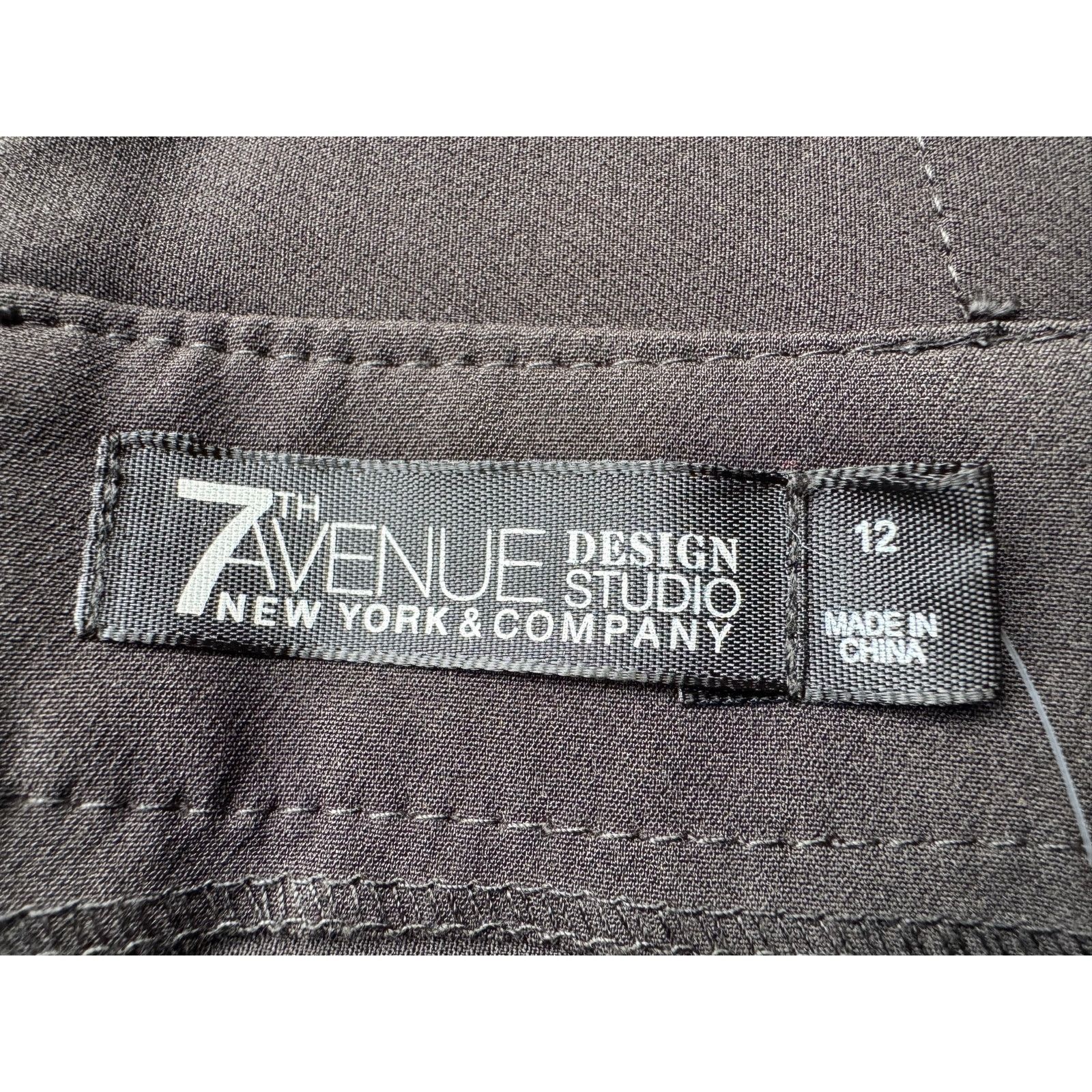 Other NWT NY & Co 7th Avenue Pencil Skirt Black Size 12 Size 34" / US 12 / IT 48 - 3 Thumbnail