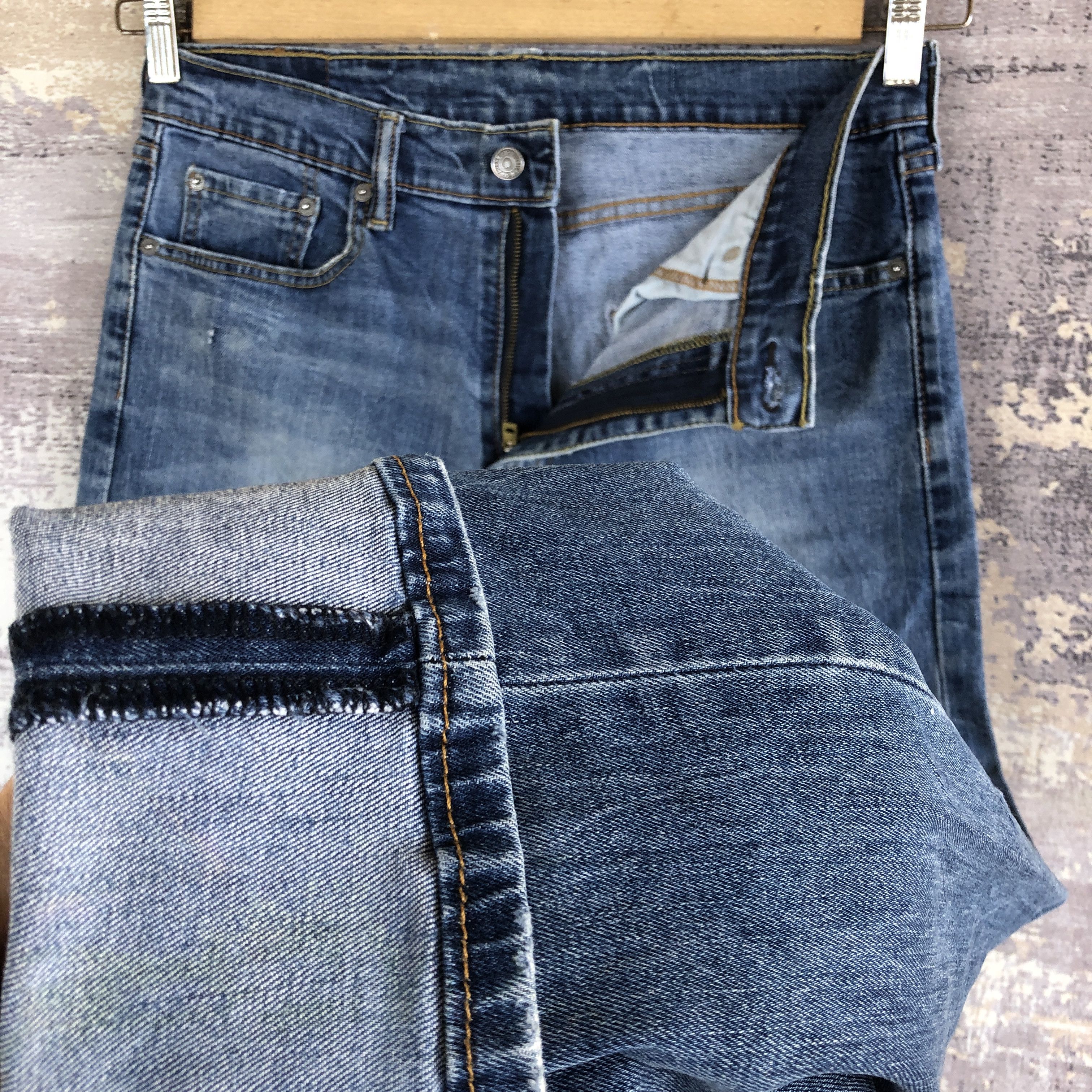 Levi's Vintage Levis Distressed Jeans Levi's 507 Denim Skinny Pants Size US 32 / EU 48 - 8 Thumbnail