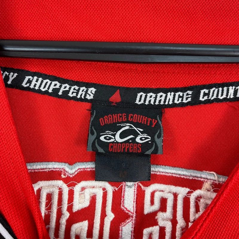 West Coast Choppers Rare Vintage 90s Orange County Choppers Red Jersey Size M Size US M / EU 48-50 / 2 - 10 Thumbnail