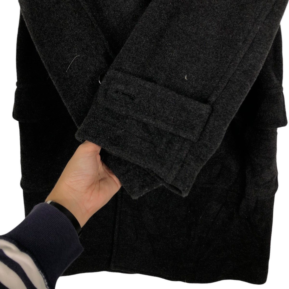 Japanese Brand 🔥90’s Long Jacket Wool Comme Ca Ism Japan Issey Miyake Size US M / EU 48-50 / 2 - 13 Thumbnail