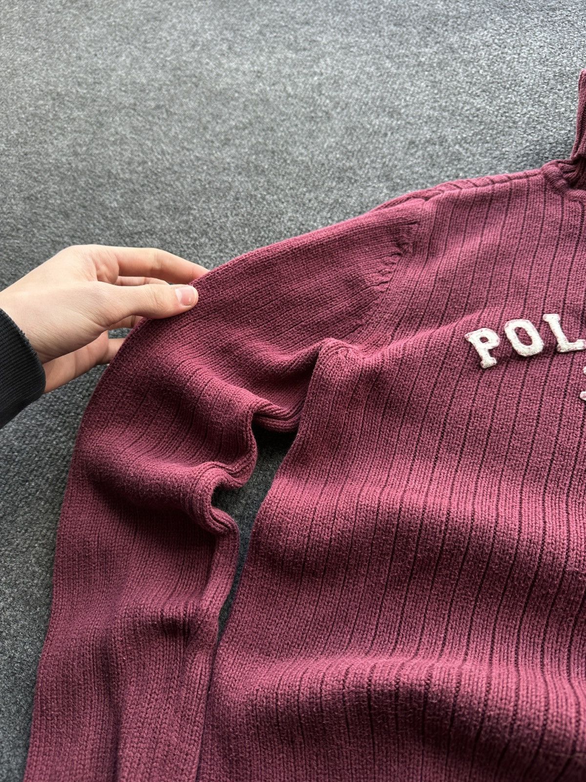 Ralph Lauren 🚨POLO JEANS CO RALPH LAUREN RARE BURGUNDY SWEATER Size S / US 4 / IT 40 - 5 Thumbnail