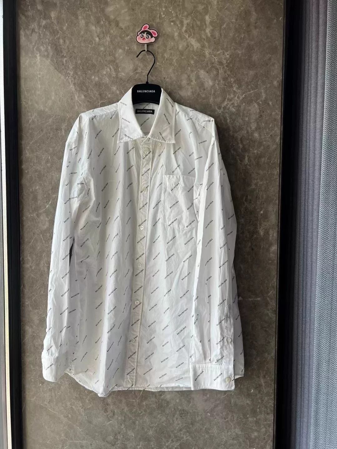 Balenciaga All-over Logo Shirt