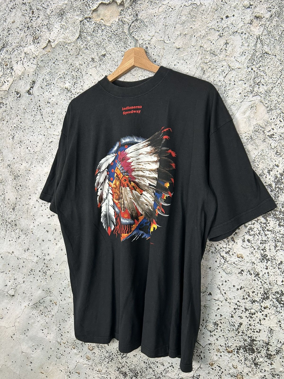 Vintage Vintage Indianerna Speedway 90s Graphic Tee Archive Size US XL / EU 56 / 4 - 2 Thumbnail