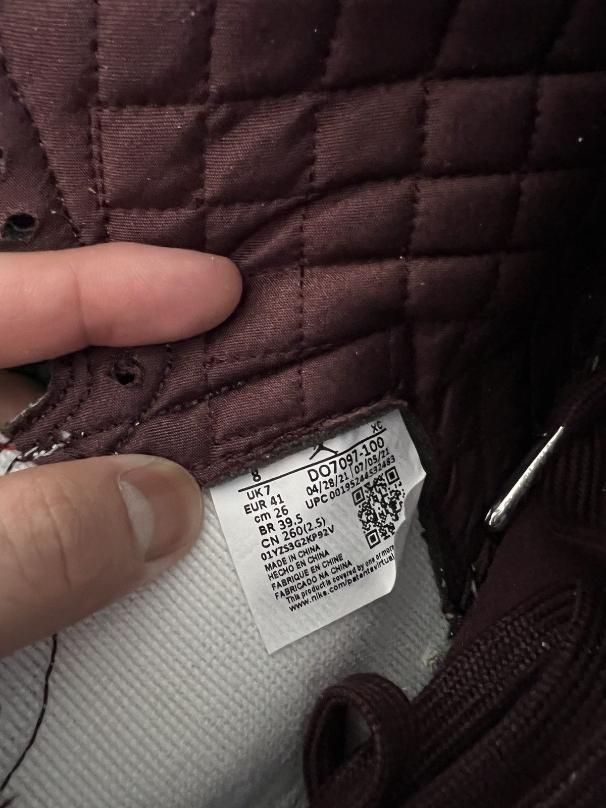 Jordan Brand A Ma Maniére x Air Jordan 1 High OG ‘Airness’ Size 8 Size US 8 / EU 41 - 6 Thumbnail