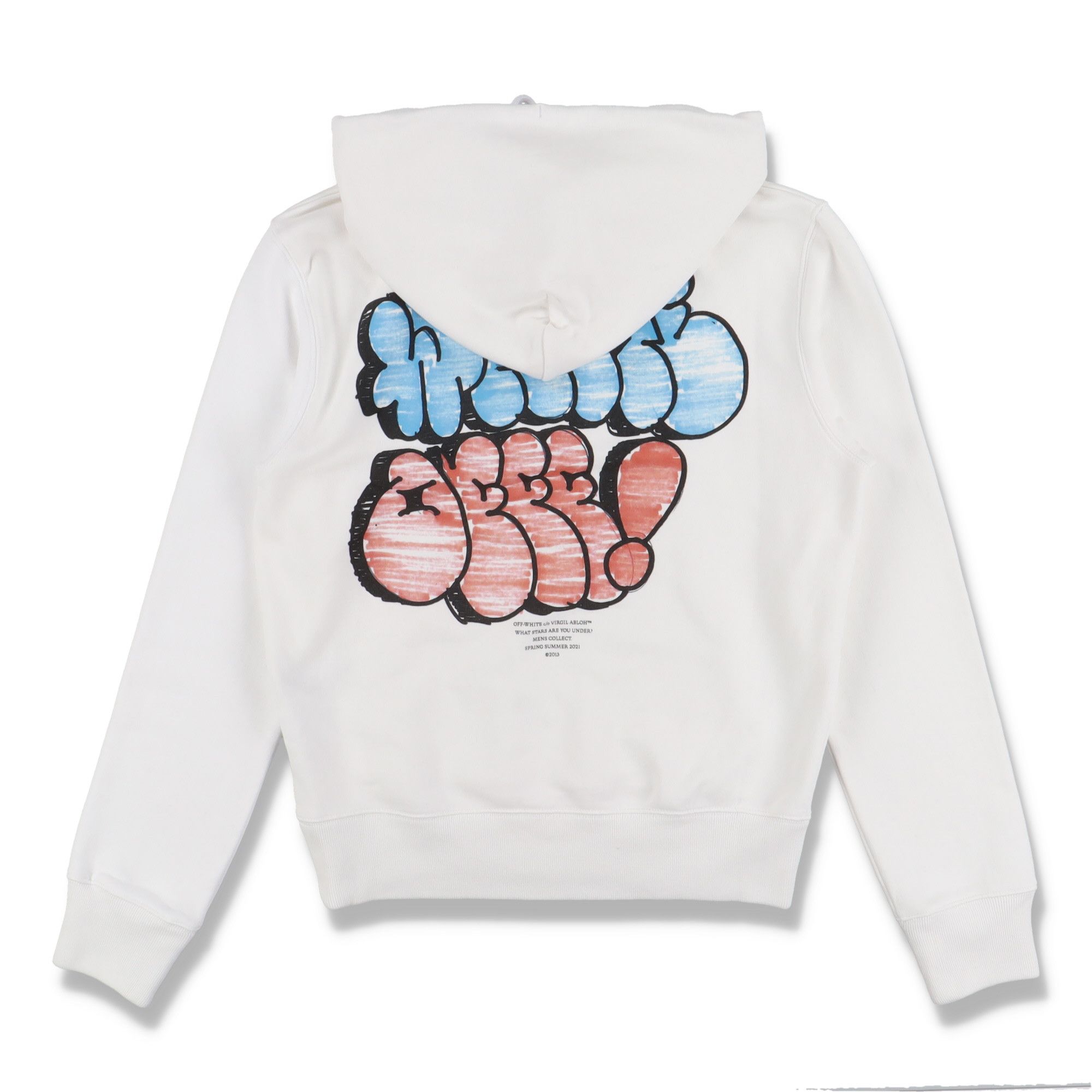 Off-White White Graff Logo Hoodie Size US S / EU 44-46 / 1 - 1 Thumbnail