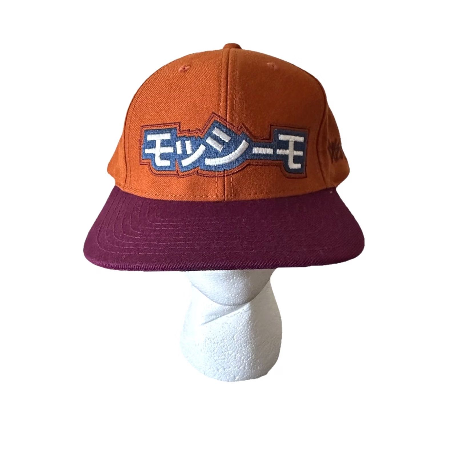 Mossimo VINTAGE Mossimo Anime SnapBack Hat 90s Orange Wool Adjustable One Size Men Boys Mens Womens 90s RARE NWOT Stussy Skate Streetwear Taiwan Size ONE SIZE - 2 Thumbnail