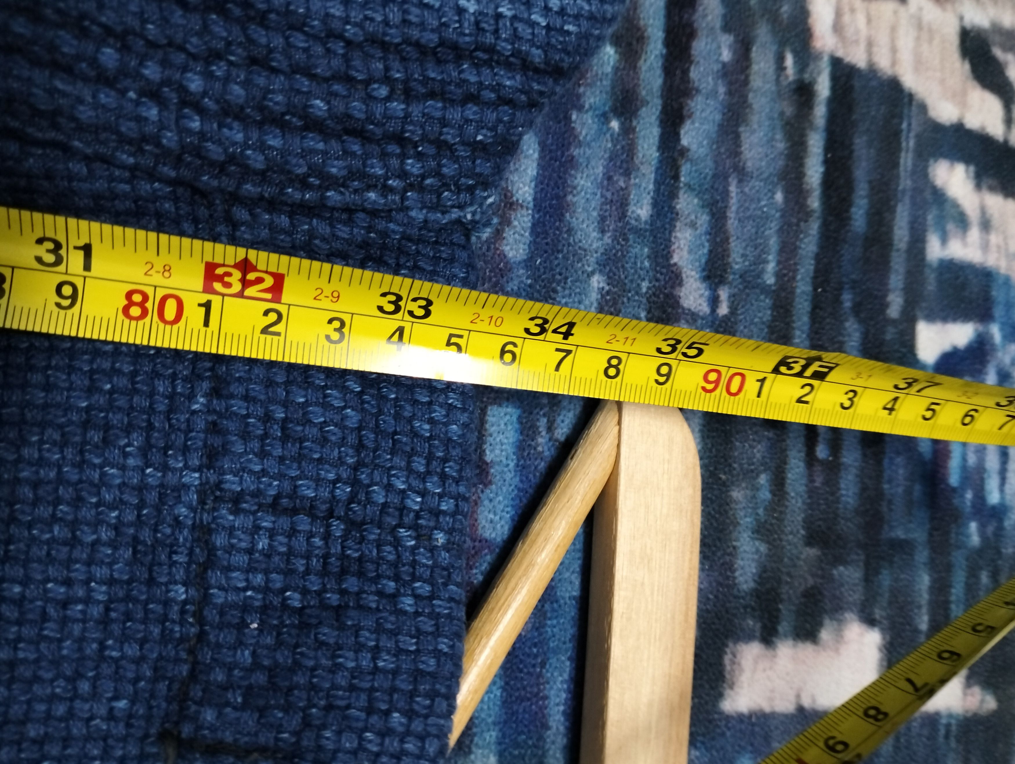Indigo Vintage Indigo kimono Japanese Denim Kimono Size US M / EU 48-50 / 2 - 3 Thumbnail
