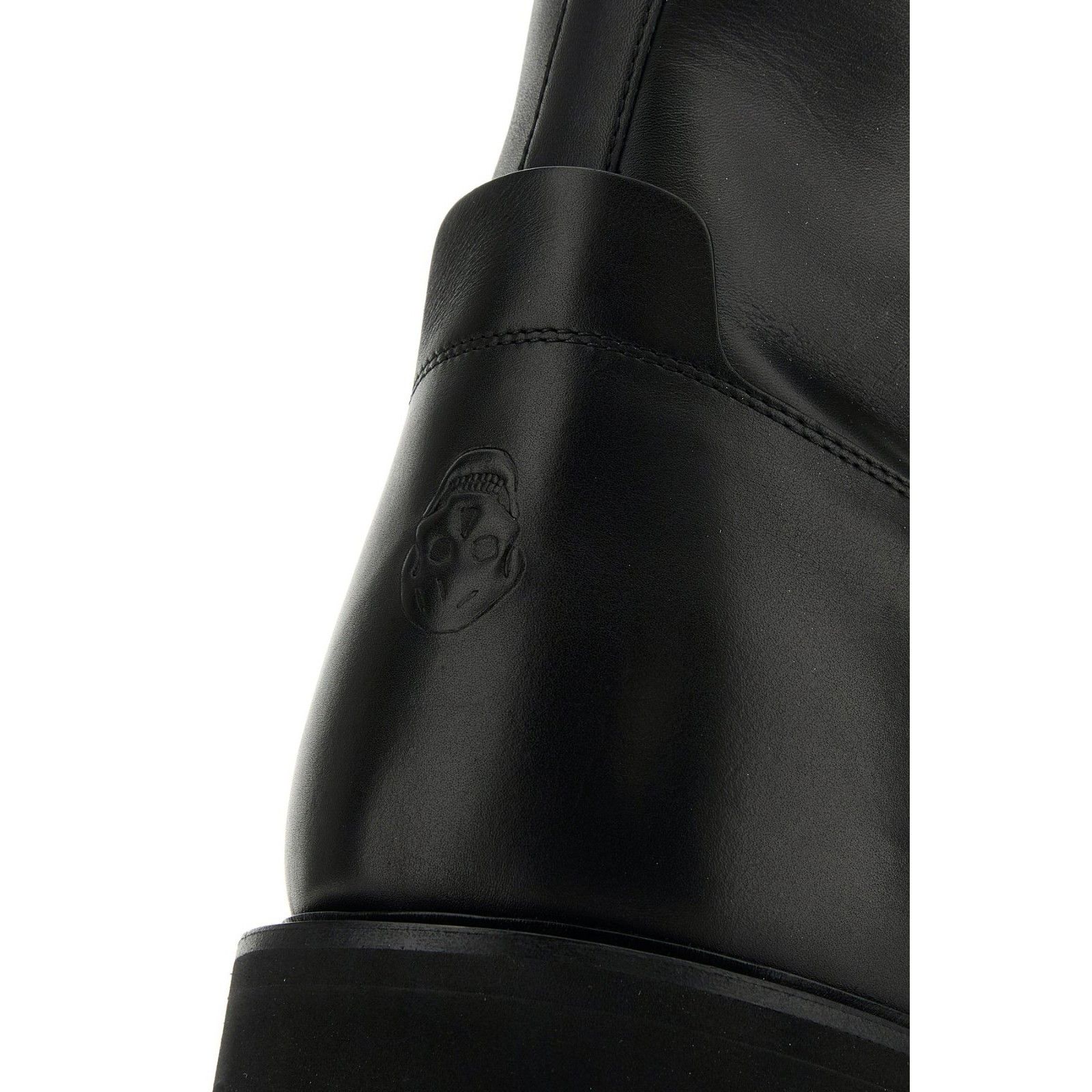 Alexander McQueen ALEXANDER MCQUEEN Black Leather Ankle Boots New & Authentic Size US 7 / EU 40 - 4 Thumbnail