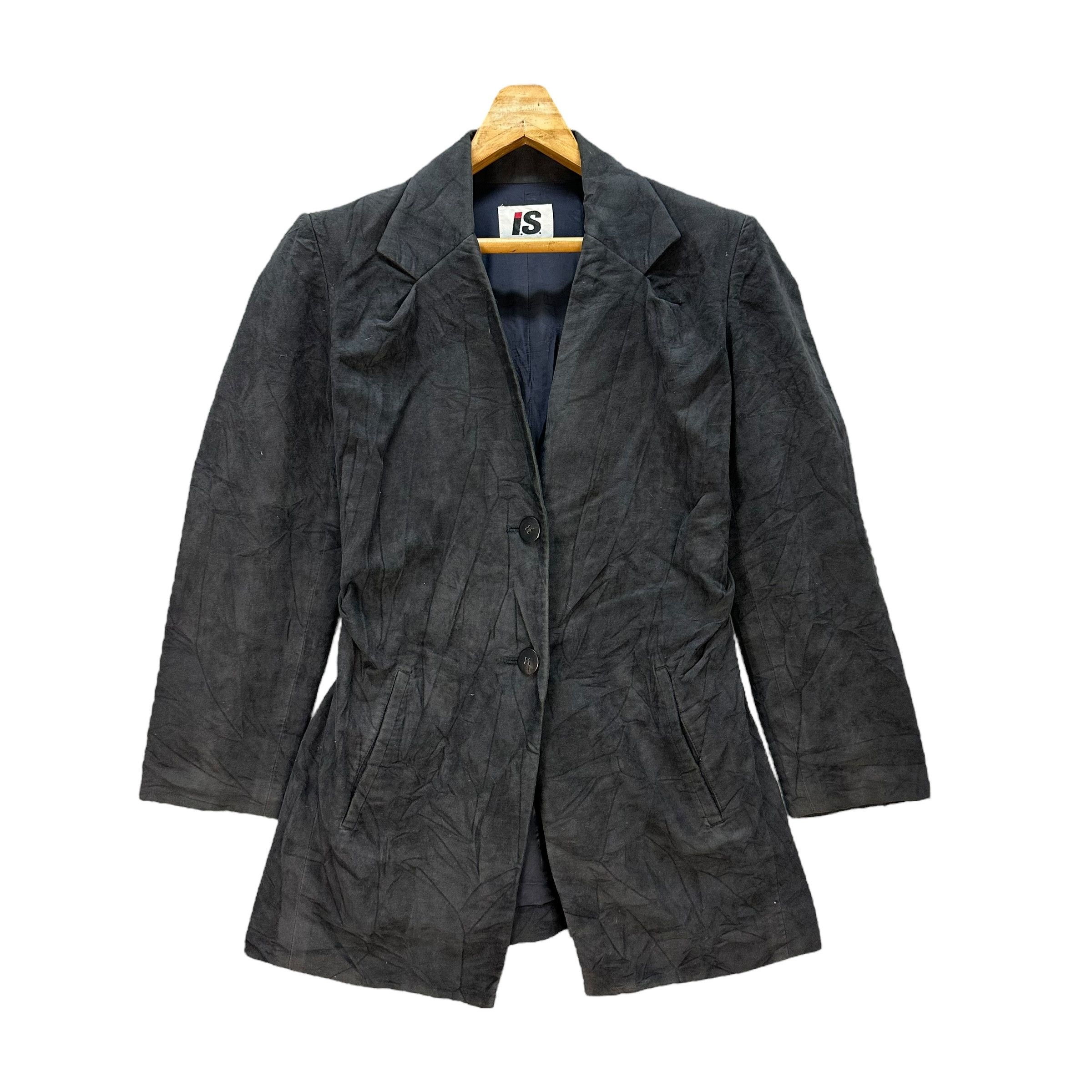 Issey Miyake 80's Issey Miyake IS Iconic Label Blazer Jacket #A1-0019 Size M / US 6-8 / IT 42-44 - 1 Thumbnail