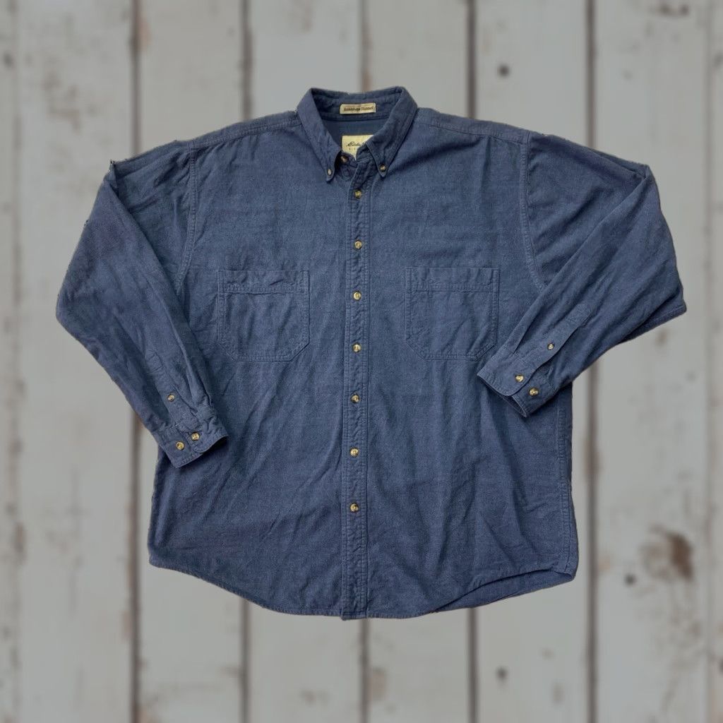 Eddie Bauer VINTAGE Eddie Bauer Bainbridge Flannel Shirt Size US XL / EU 56 / 4 - 1 Thumbnail