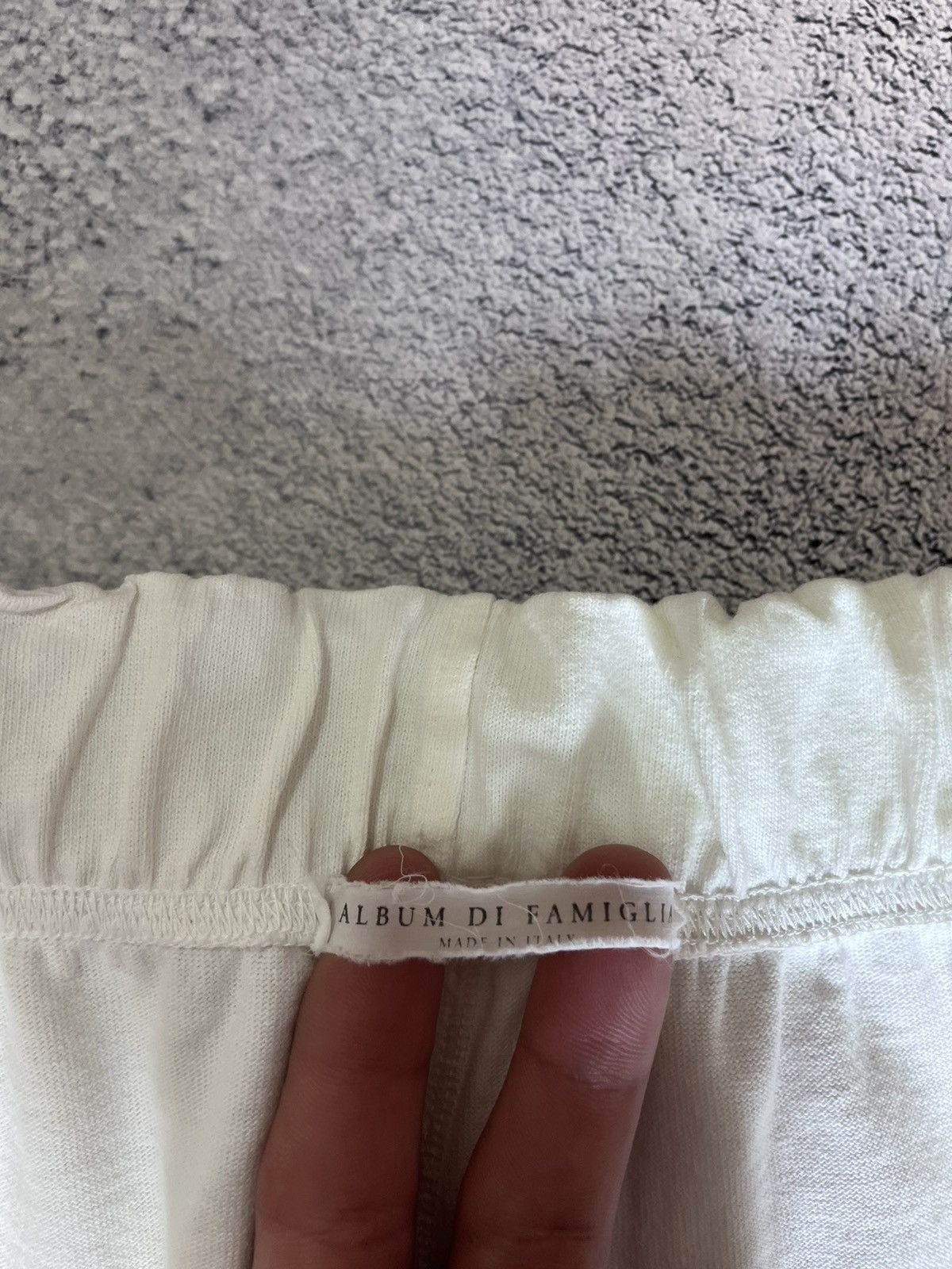 Album di Famiglia Album Di Famiglia Unisex Pants New Basic HC Milk White SizeS Size 25" / US 0 / IT 36 - 16 Thumbnail