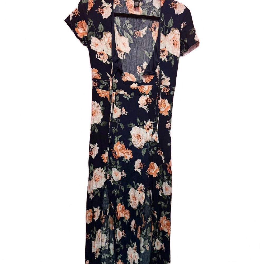 Designer Floral Maxi Dress - Elegant & Stylish Size S / US 4 / IT 40 - 1 Thumbnail