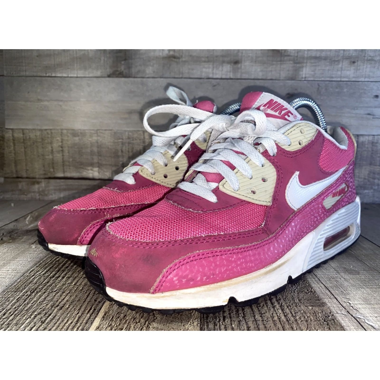 Nike Nike Air Max 90 Women Pink Sneaker 7.5 US Size Size US 8 / IT 38 - 3 Thumbnail