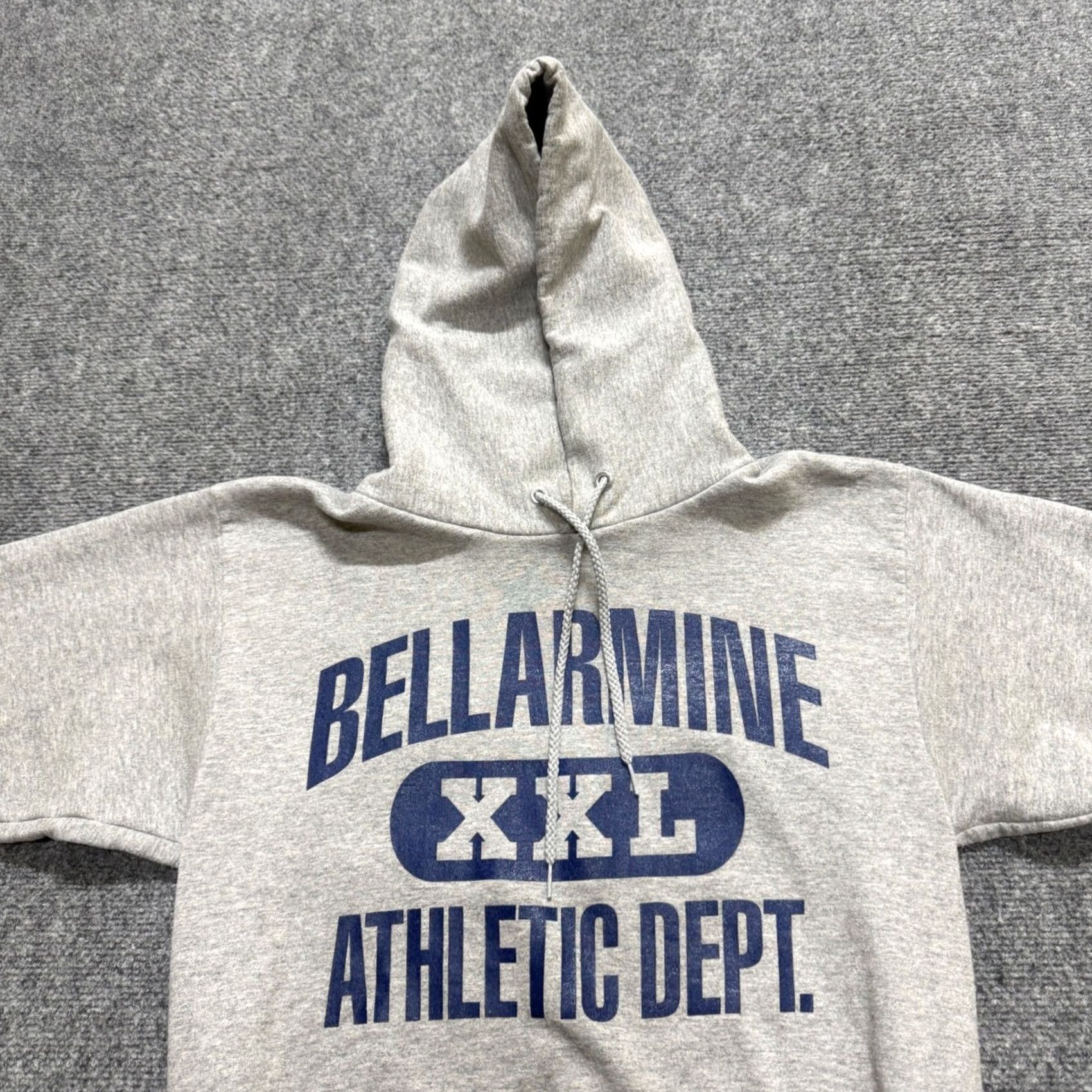 Vintage VINTAGE Bellarmine Athletic Dept Hoodie Men S Gray Sweatshirt Pullover Heavyweight 90s Sportswear"} Size US S / EU 44-46 / 1 - 6 Thumbnail