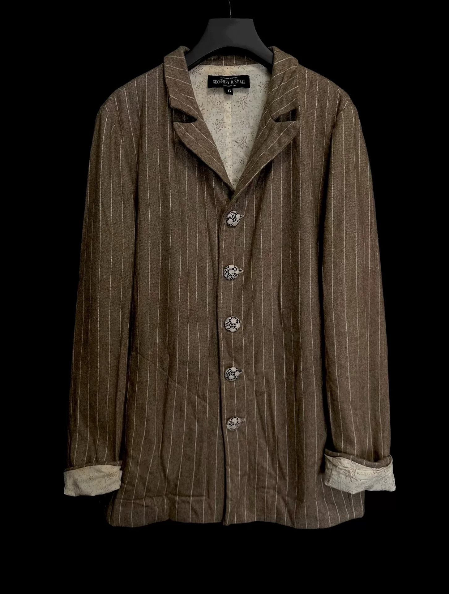 Geoffrey B. Small antique wool print coat by Geoffrey B SMALL Size US S / EU 44-46 / 1 - 1 Thumbnail