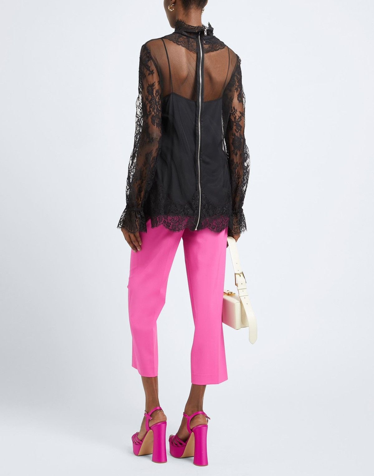 Gucci Gucci Black Tulle Lace Shirt Size XS / US 0-2 / IT 36-38 - 11 Thumbnail