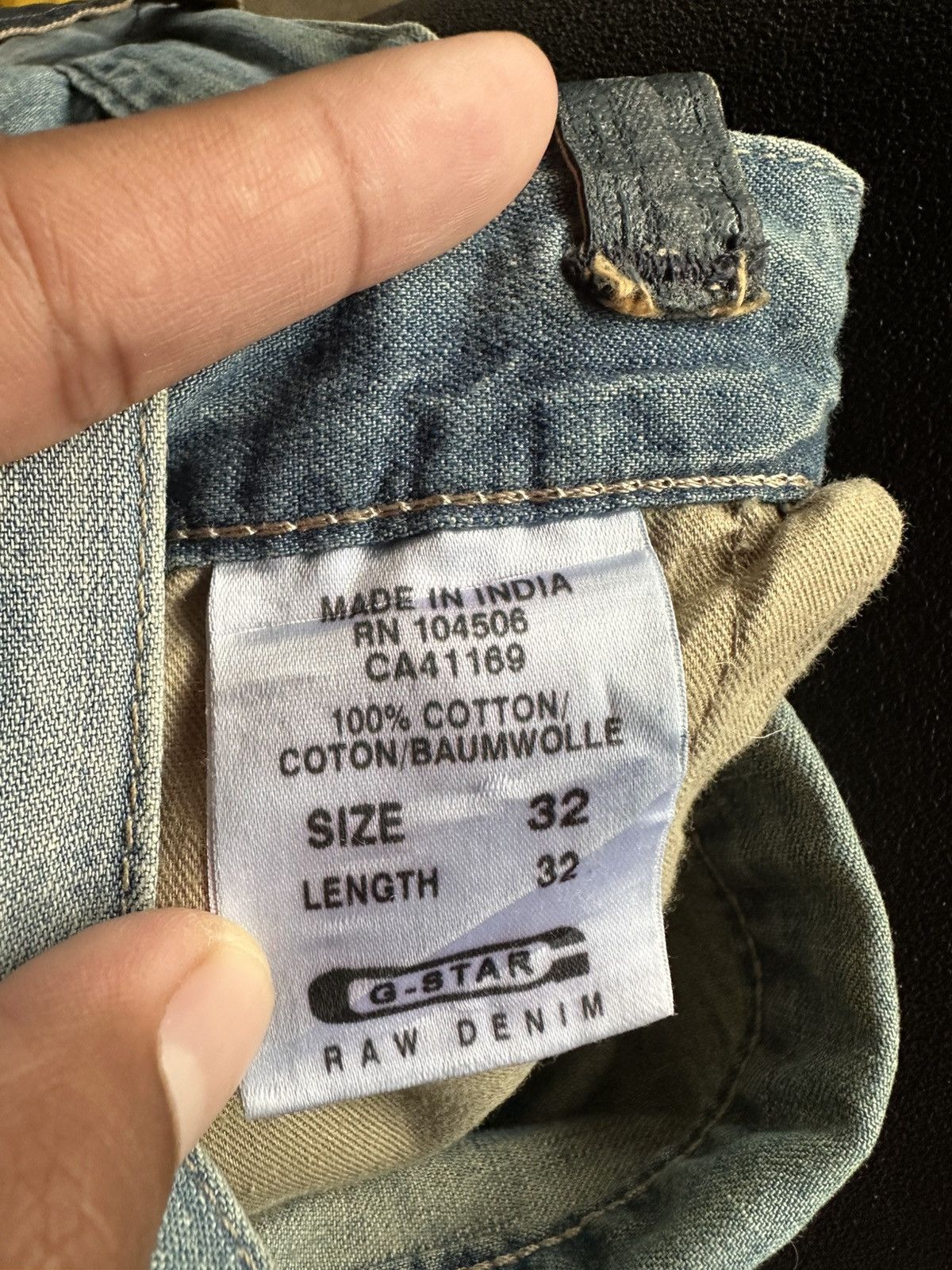 Vintage 👹Vintage G-Star Distressed Baggy Jeans Size US 32 / EU 48 - 9 Thumbnail
