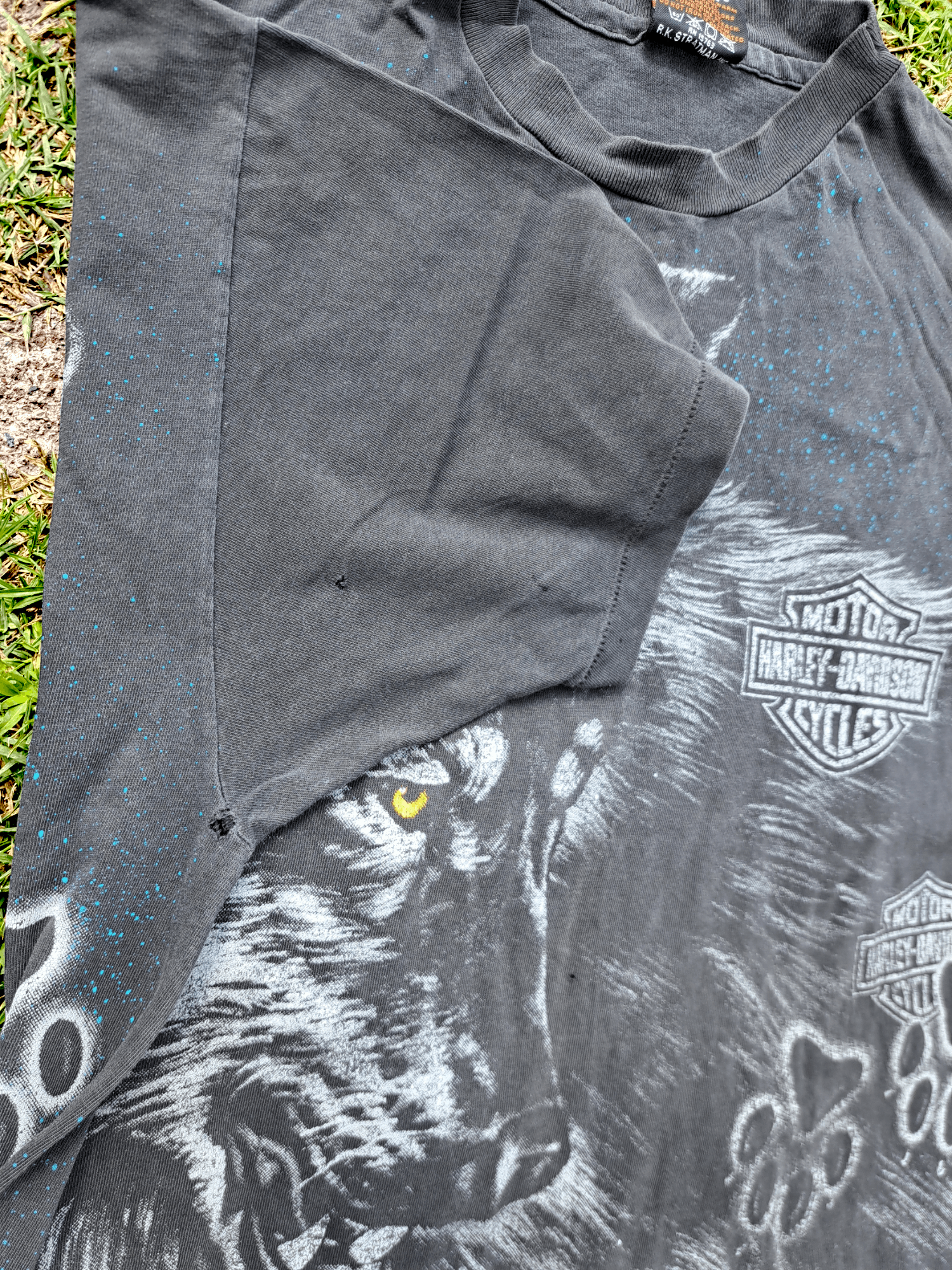 Harley Davidson Tshirt Harley Davidson Vintage Size US XL / EU 56 / 4 - 4 Thumbnail