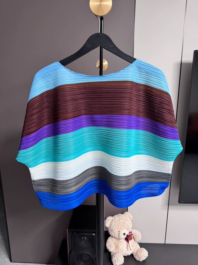Issey Miyake Issey Miyake size:3 A vintage striped striped top Size S / US 4 / IT 40 - 2 Thumbnail