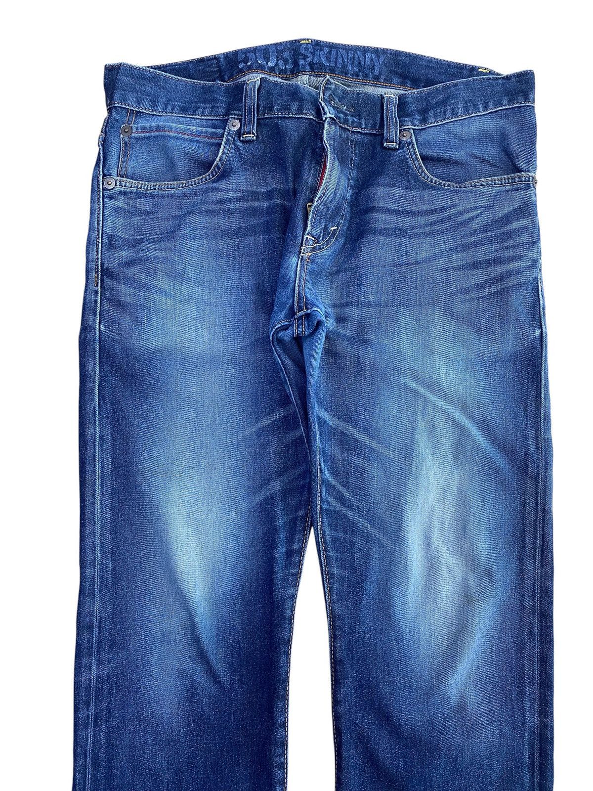 Edwin Edwin Blue Trip Whiskers Faded Wash Style Soft Jeans Size US 34 / EU 50 - 2 Thumbnail