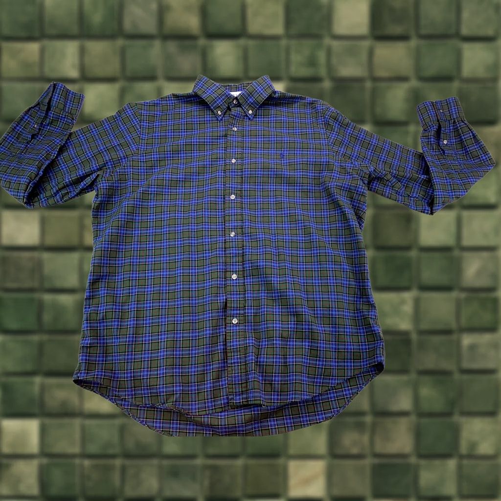 Ralph Lauren Ralph Lauren Classic Fit Plaid Oxford Button Down Men’s Shirt XL Multicolor Long Sleeve Button-Up Casual Workwear Formal - Mens Size US XL / EU 56 / 4 - 1 Thumbnail