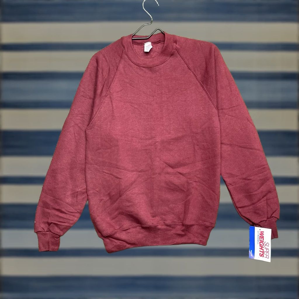 Russell Athletic Vintage Russell Athletic Super Weights Sweatshirt Mens S Red Crew Neck NWT 80s Size US S / EU 44-46 / 1 - 1 Thumbnail
