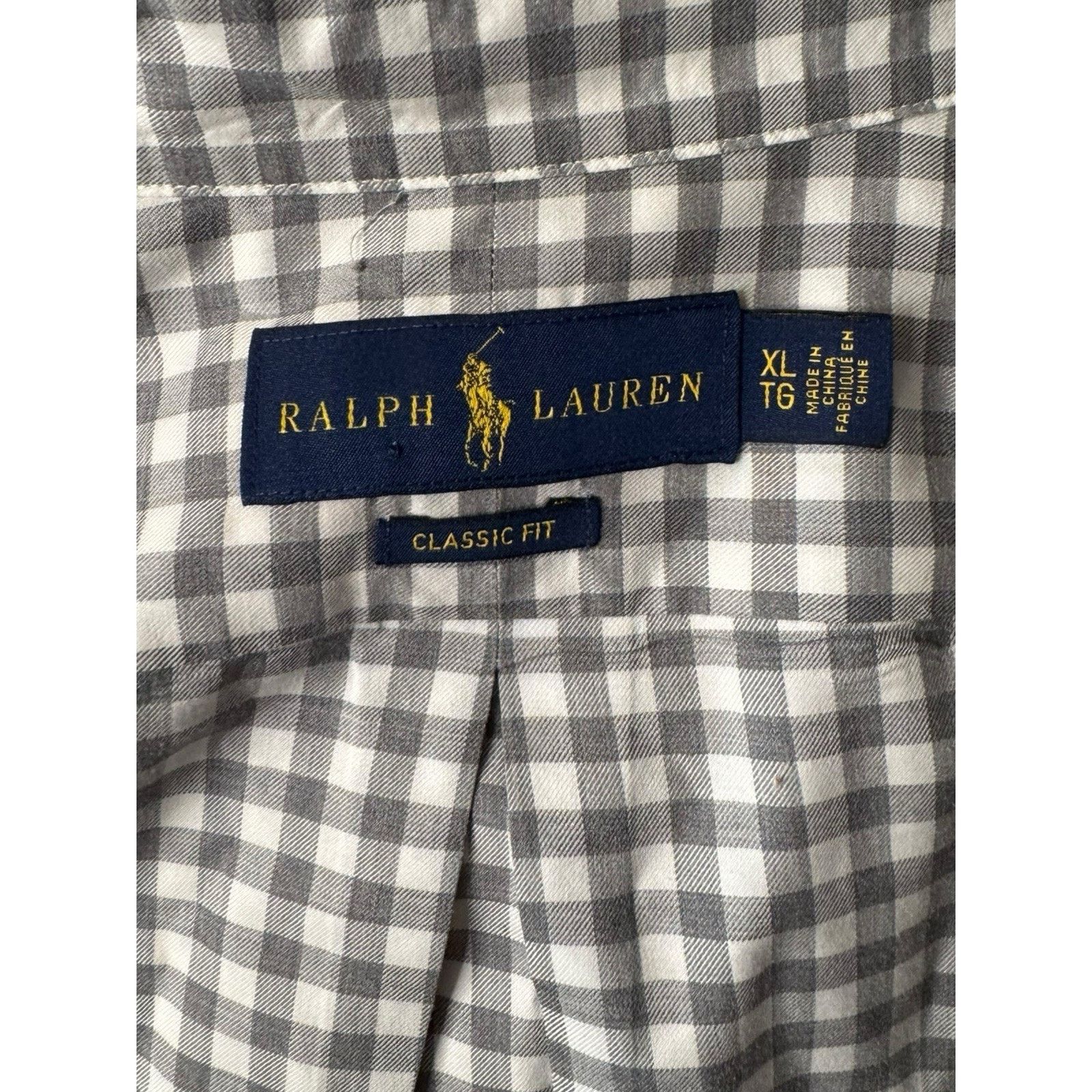 Ralph Lauren Ralph Lauren 2 Gingham Button Down Shirts Blue Gray XL Size US XL / EU 56 / 4 - 11 Thumbnail