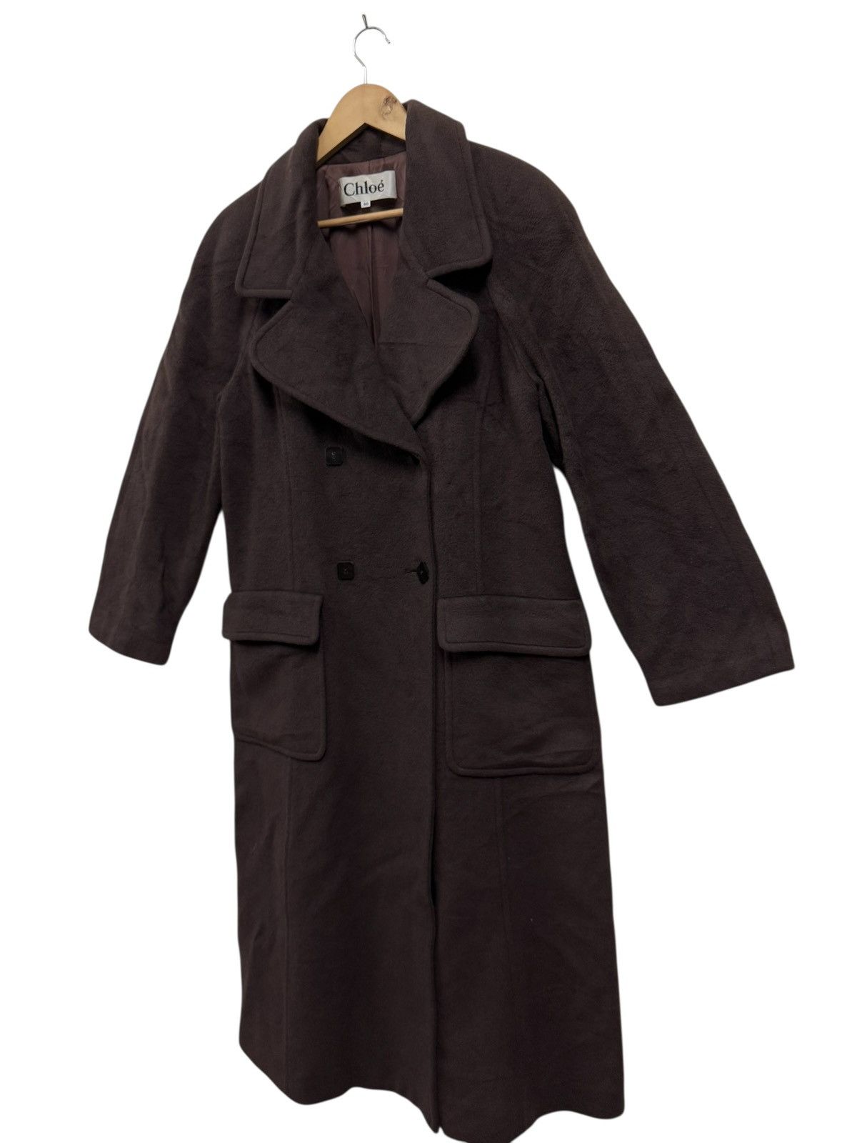 Chloe Vintage Chloè Wool Teddy Coat Jacket Size L / US 10 / IT 46 - 3 Thumbnail