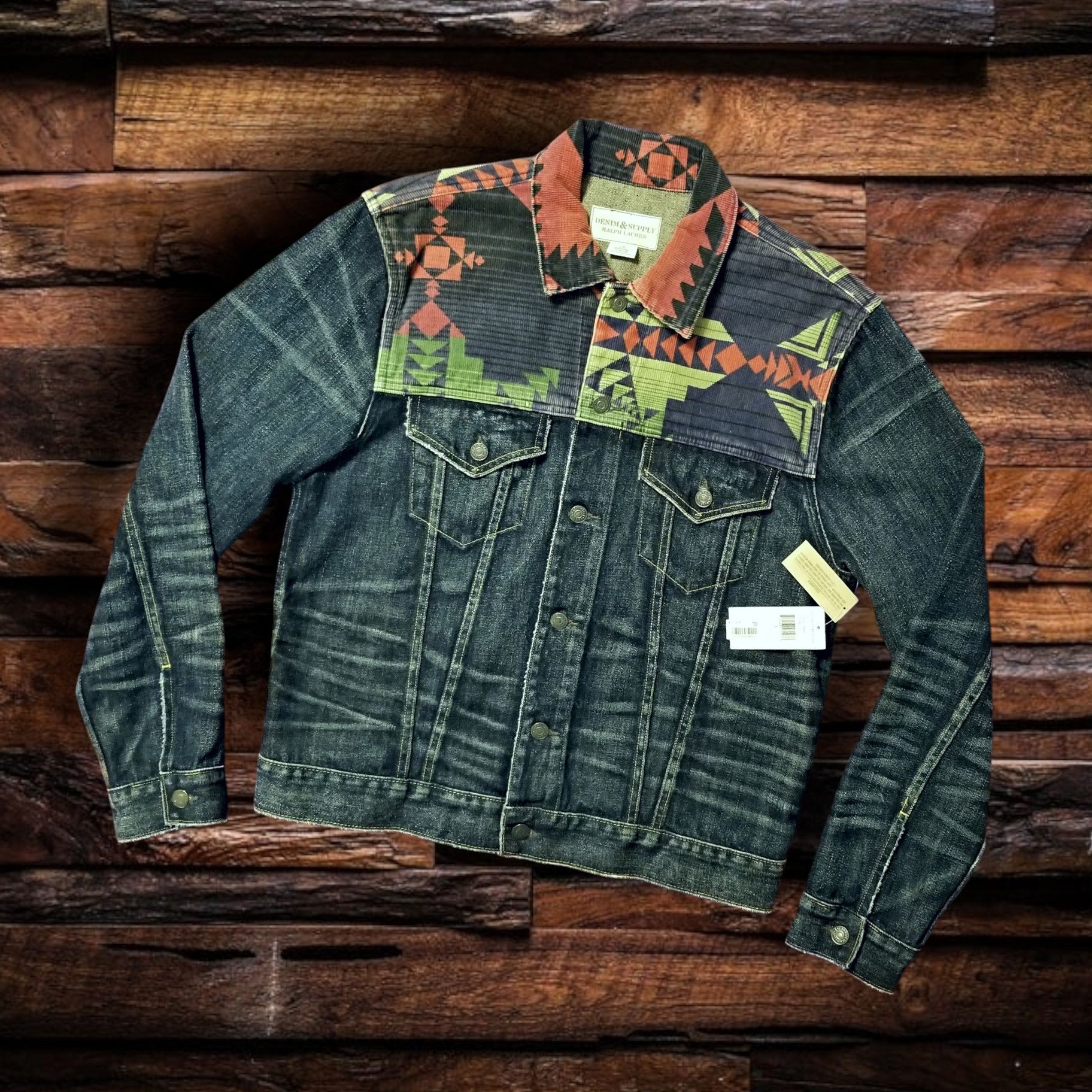 DENIM & SUPPLY RALPH LAUREN ジャケット Ralph Lauren Denim & Supply Women's Size XS Flag Trucker