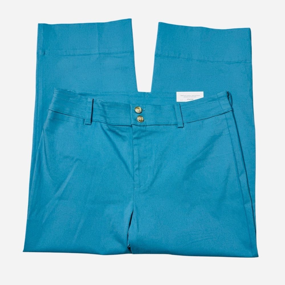 Chicos NWT New Chico's Trapunto Wide Leg Cropped Pants Size 1 US M Size 32" / US 10 / IT 46 - 3 Thumbnail