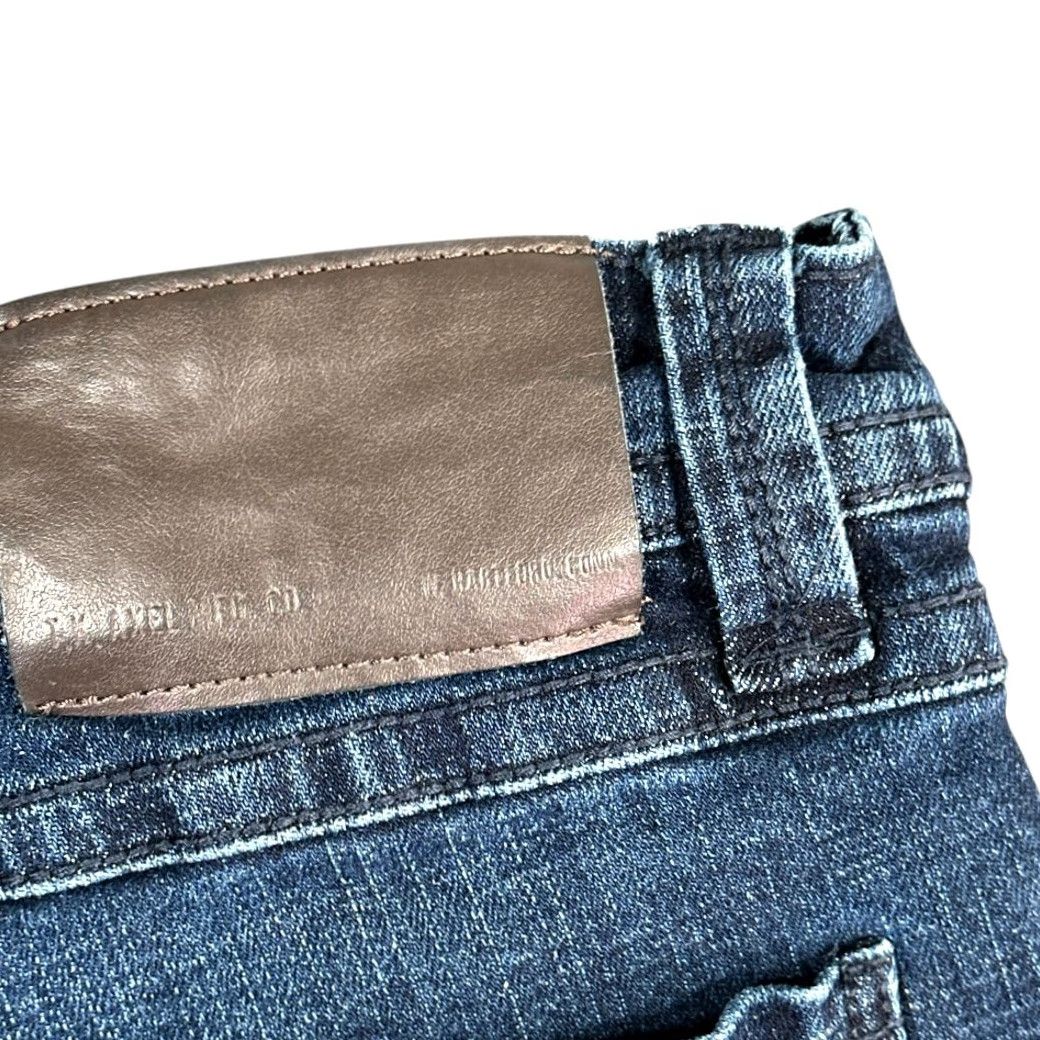 Vintage TK Axel Jeans Slim Bootcut Blue Mens 34x28 Dark Wash Stretch 5-Pocket Denim Logo Tag Vintage: No Size US 34 / EU 50 - 6 Thumbnail