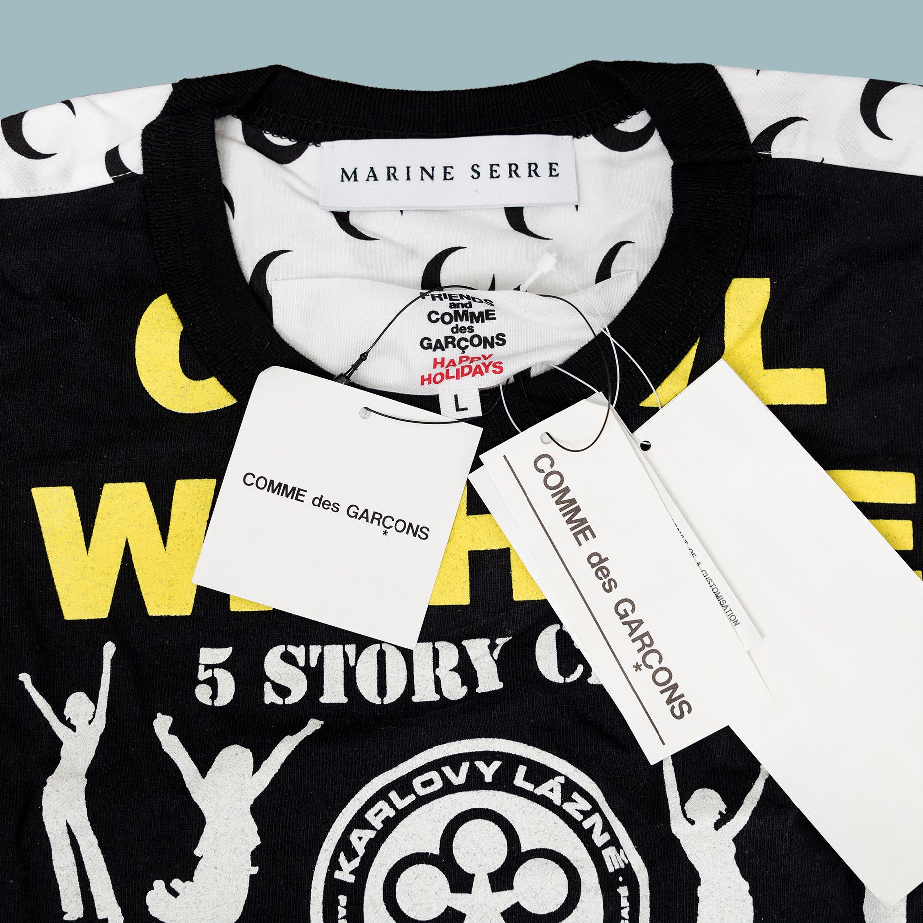 Comme des Garcons *RARE* BNWT COMME des GARÇONS x Marine Serre x DSM Shirt Size L / US 10 / IT 46 - 3 Thumbnail