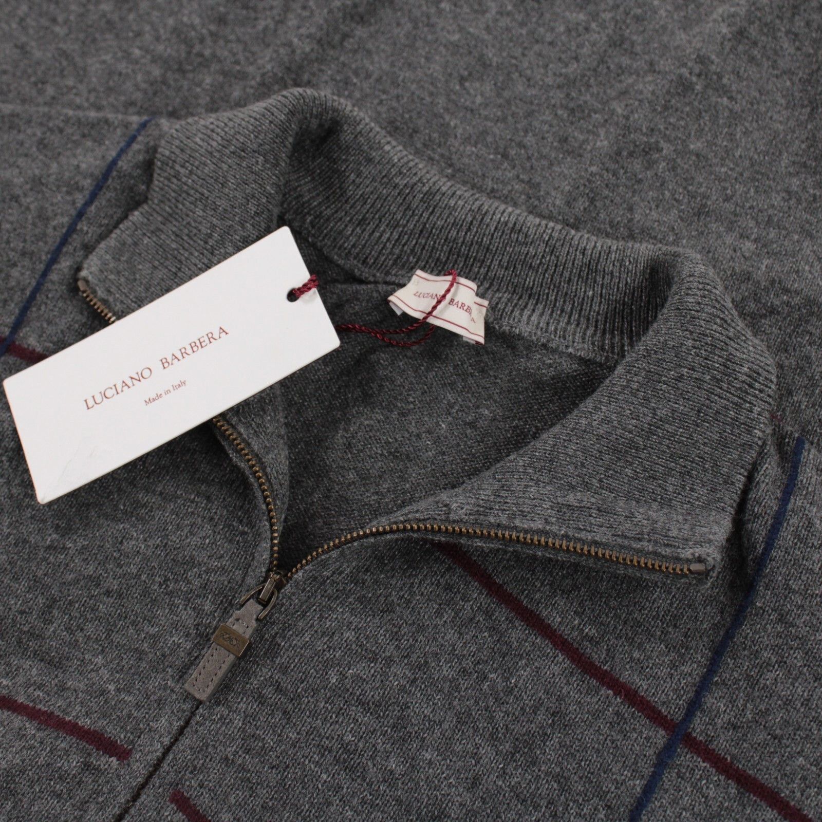 Luciano Barbera Luciano Barbera Sweater Size US L in Gray Size US L / EU 52-54 / 3 - 1 Thumbnail