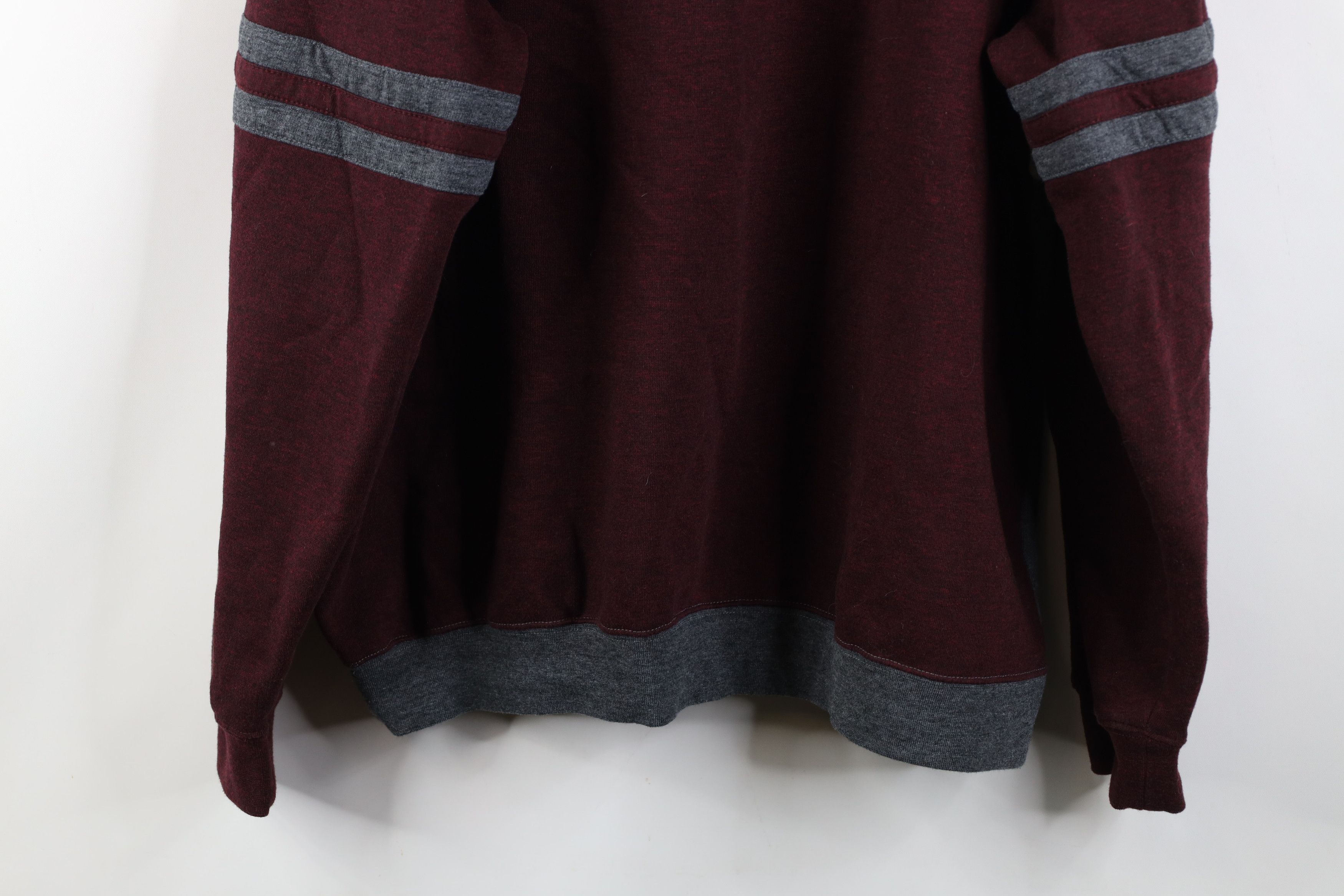 Vintage Vintage 90s Streetwear Block Collared Pullover Sweatshirt Size US XXL / EU 58 / 5 - 11 Thumbnail