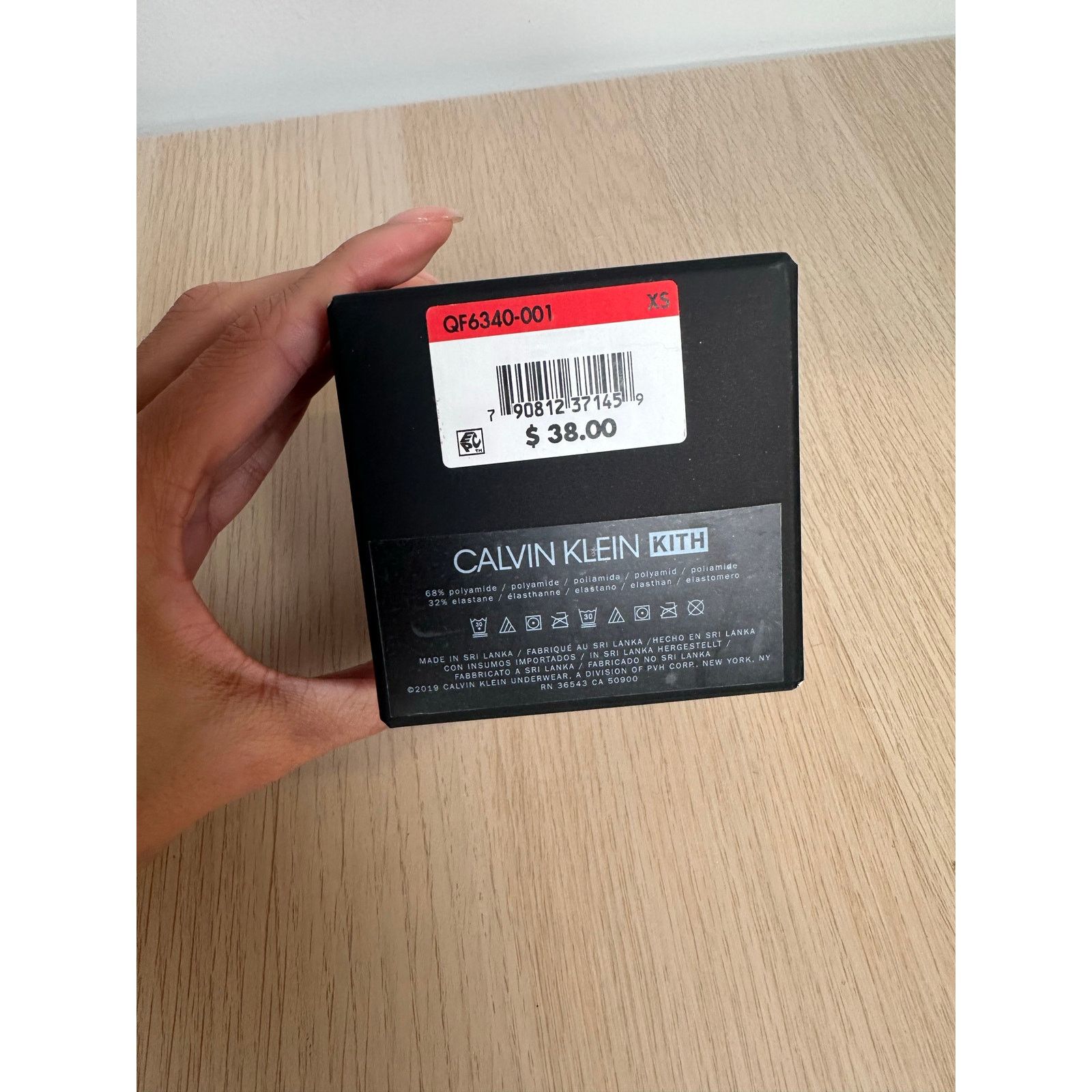 Kith KITH x Calvin Klein Black Thong - Size XS - New Size ONE SIZE - 3 Thumbnail