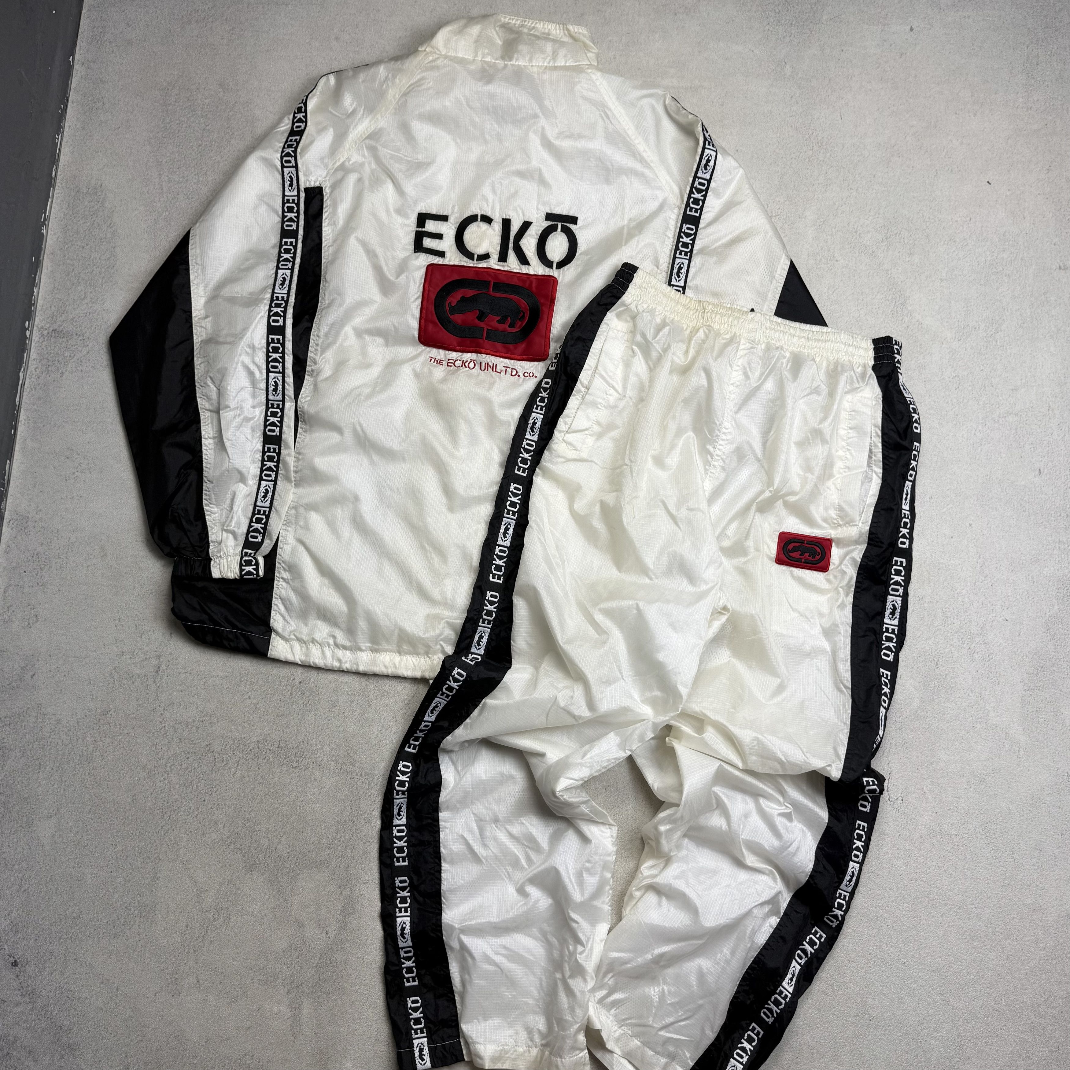 Ecko Unltd. Ecko Unltd Y2K Track Jacket Track Pants Size US XL / EU 56 / 4 - 1 Thumbnail