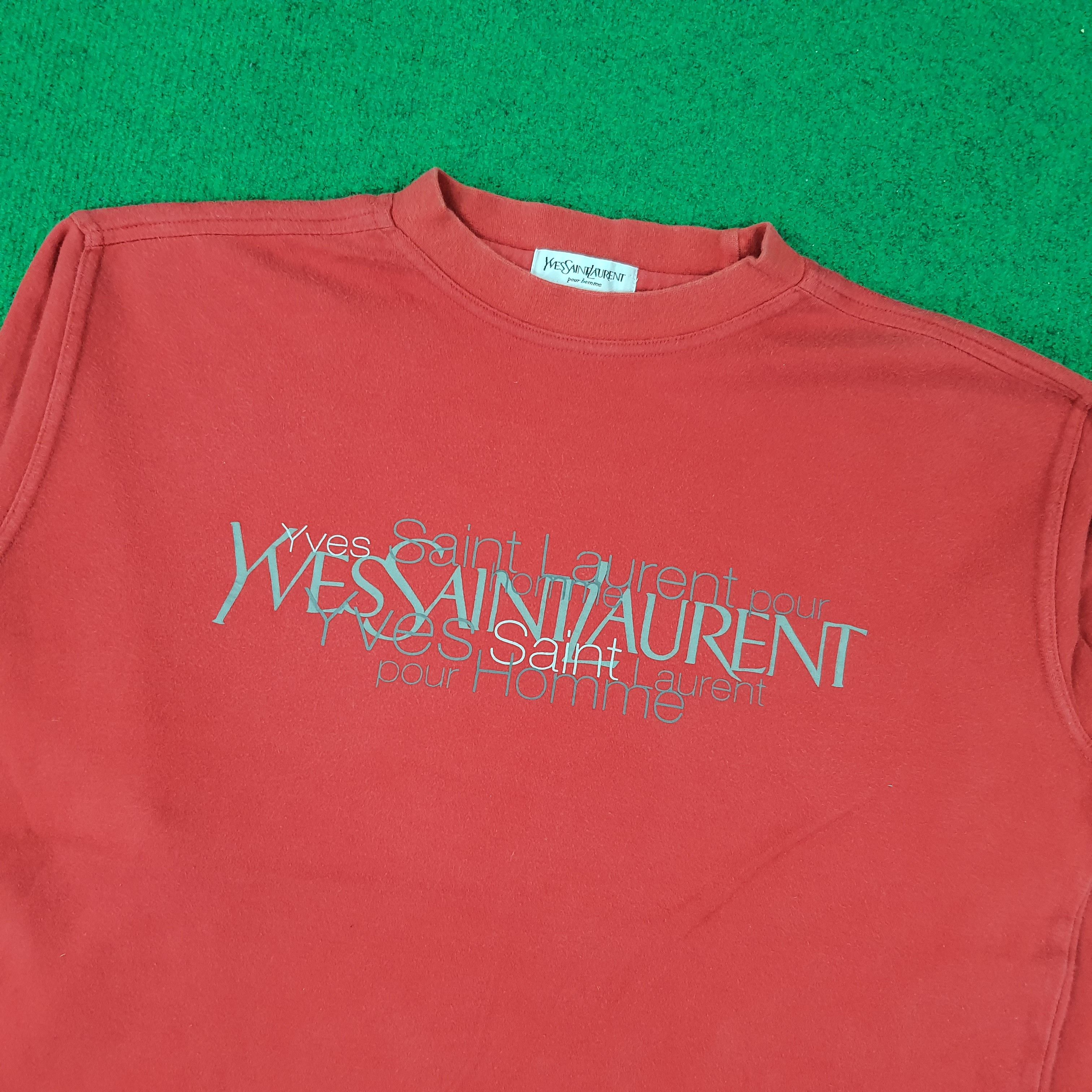 Yves Saint Laurent Vintage Yves Saint Laurent YSL Long Sleeve Tshirt C239N44 Size US L / EU 52-54 / 3 - 2 Thumbnail