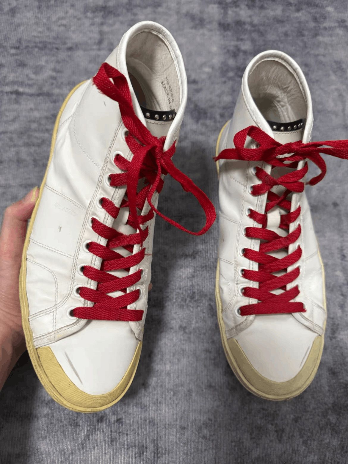 SAINT LAURENT シューズ 37 サンローランパリ レザー レザーシューズ 37 レディース