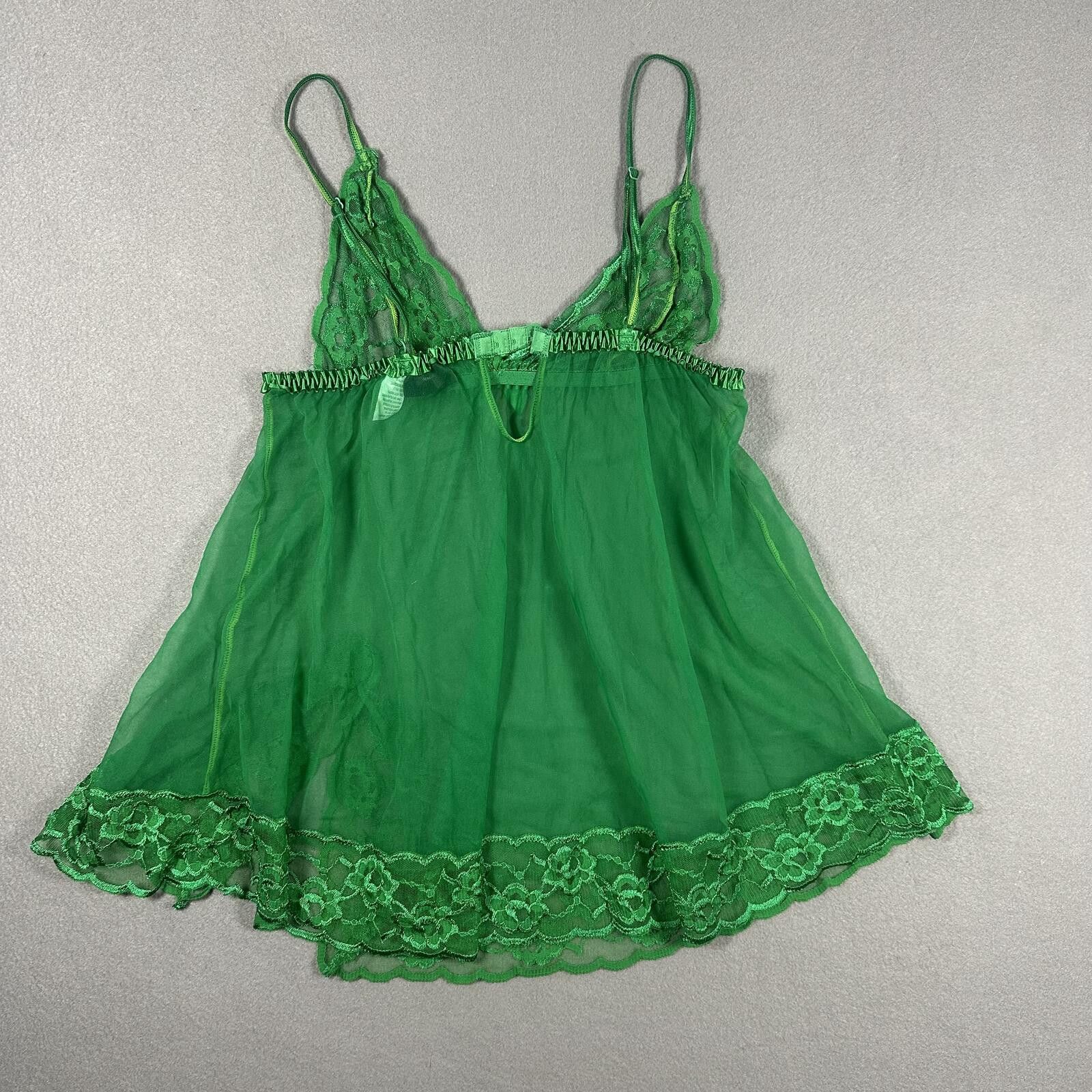 Other Fredrick’s Of Hollywood Women’s Lingerie Tank Green Y2K Size M / US 6-8 / IT 42-44 - 3 Thumbnail