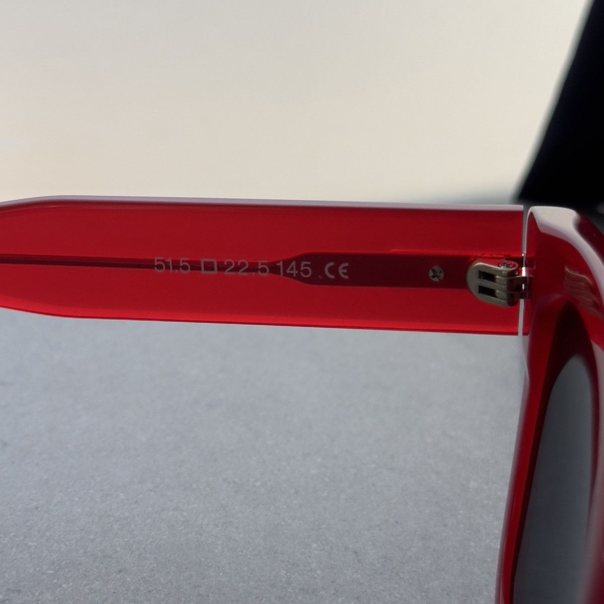 Amiri Amiri Red Sunglasses Size ONE SIZE - 7 Thumbnail