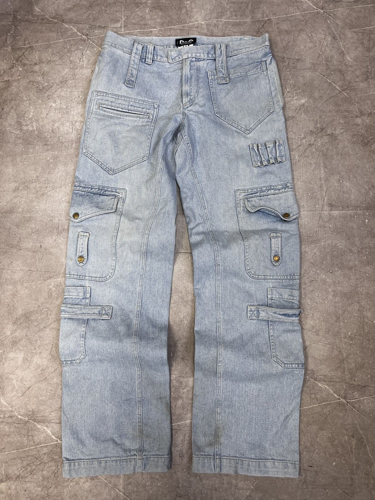 Dolce & Gabbana Dolce Gabbana archive FW08 streetwear cargo jeans y2k Size US 34 / EU 50 - 2 Thumbnail