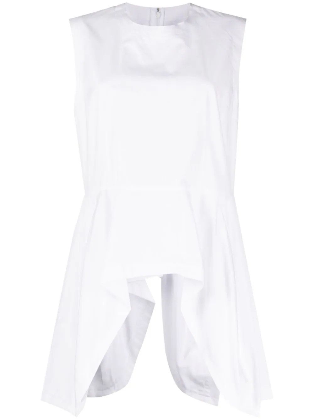 Comme des Garcons o1mle0824 Handkerchief Hem Top in White Size M / US 6-8 / IT 42-44 - 1 Thumbnail